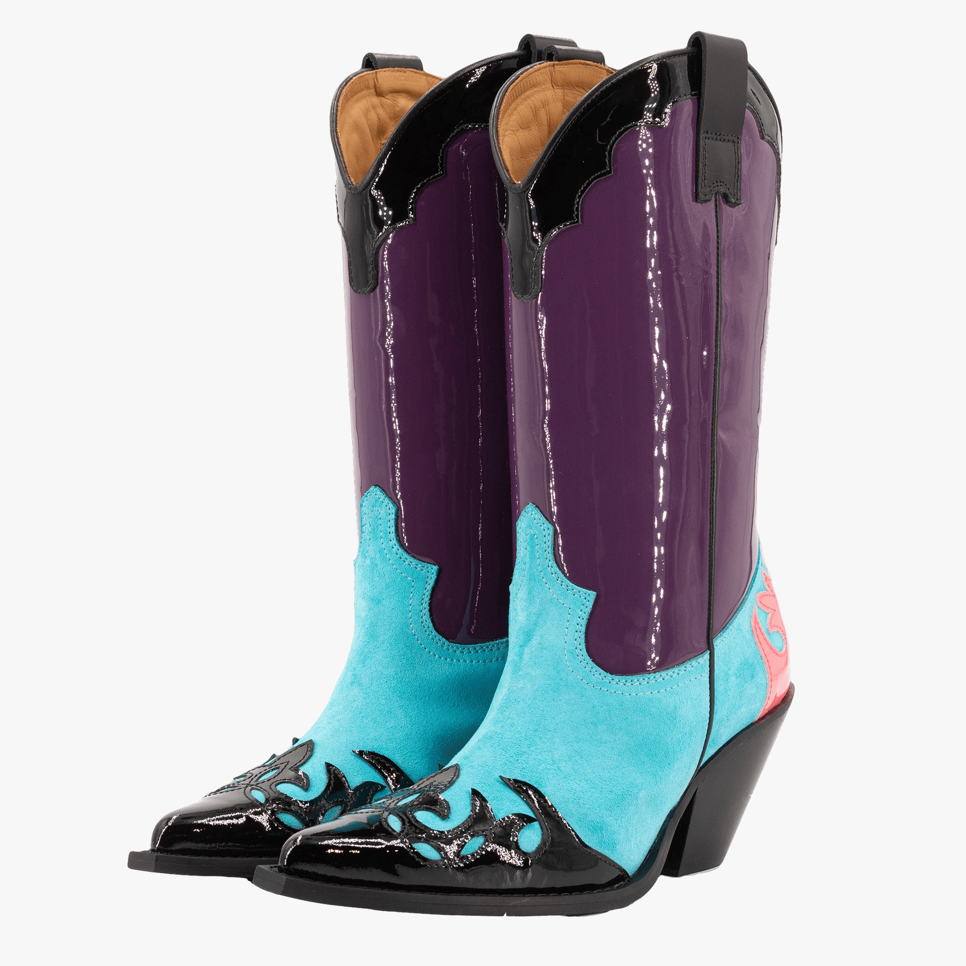 MULTICOLOURED BOOTS made by Toral