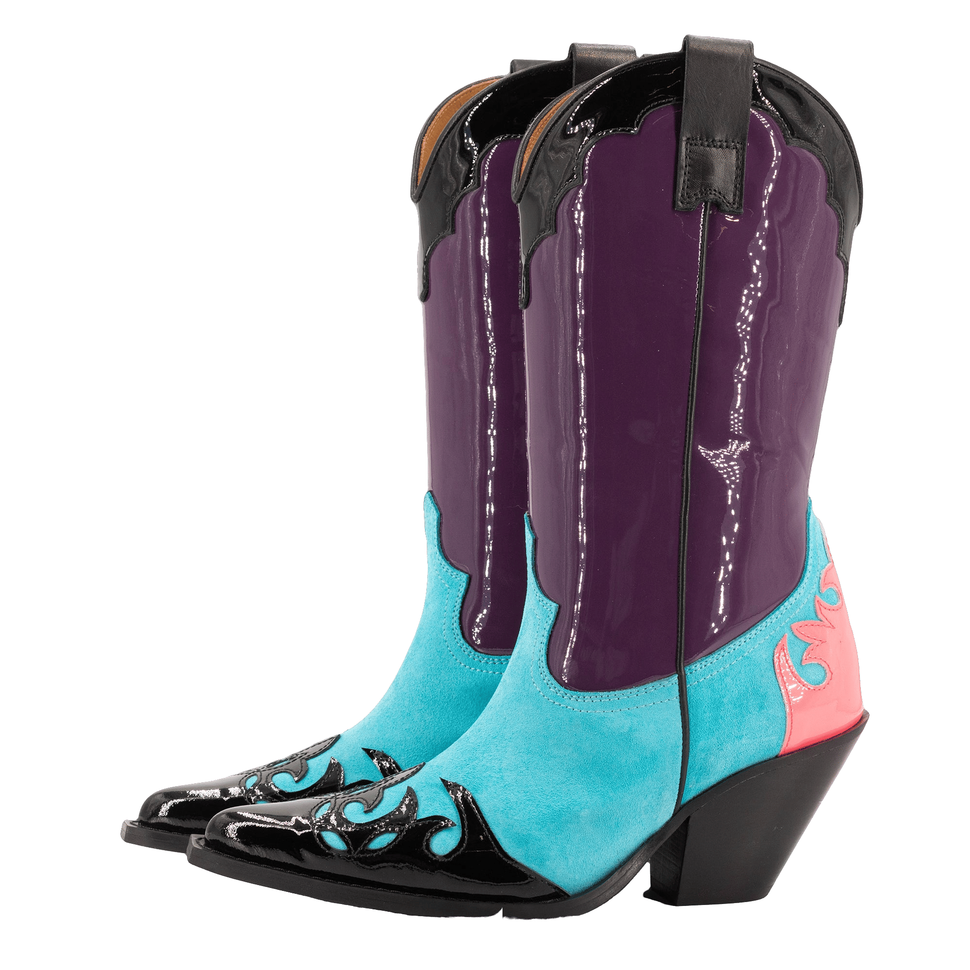 MULTICOLOURED BOOTS made by Toral