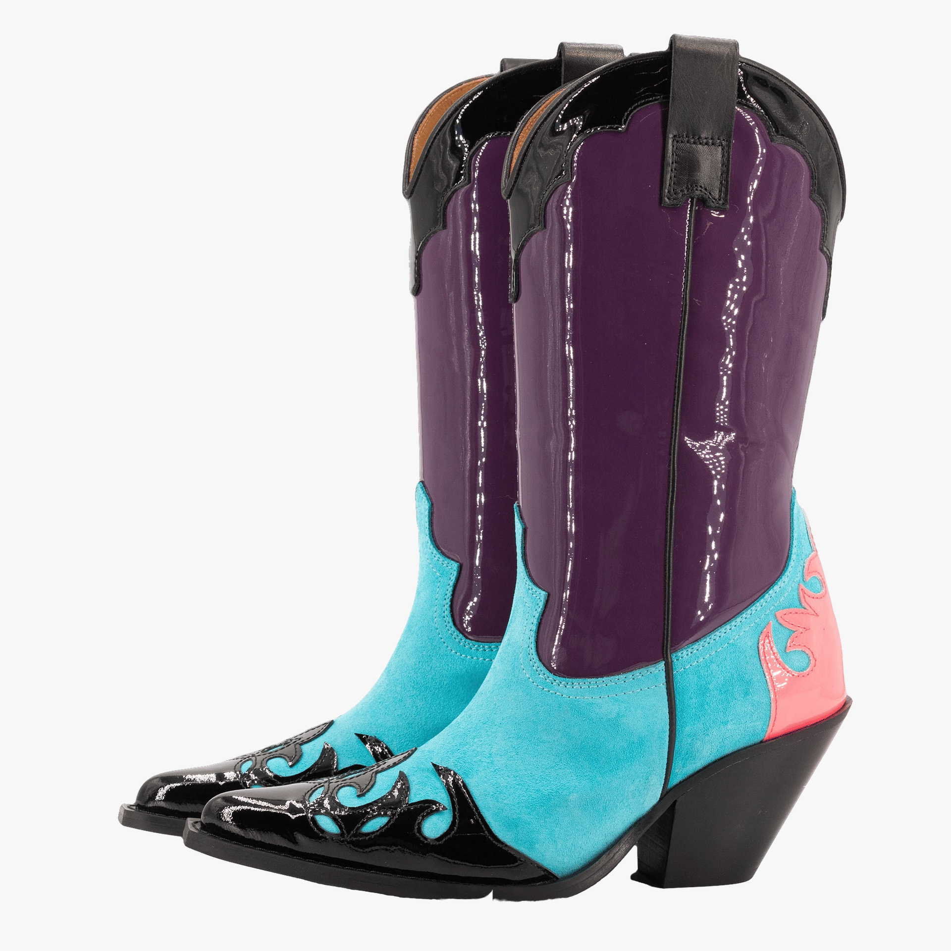 MULTICOLOURED BOOTS made by Toral