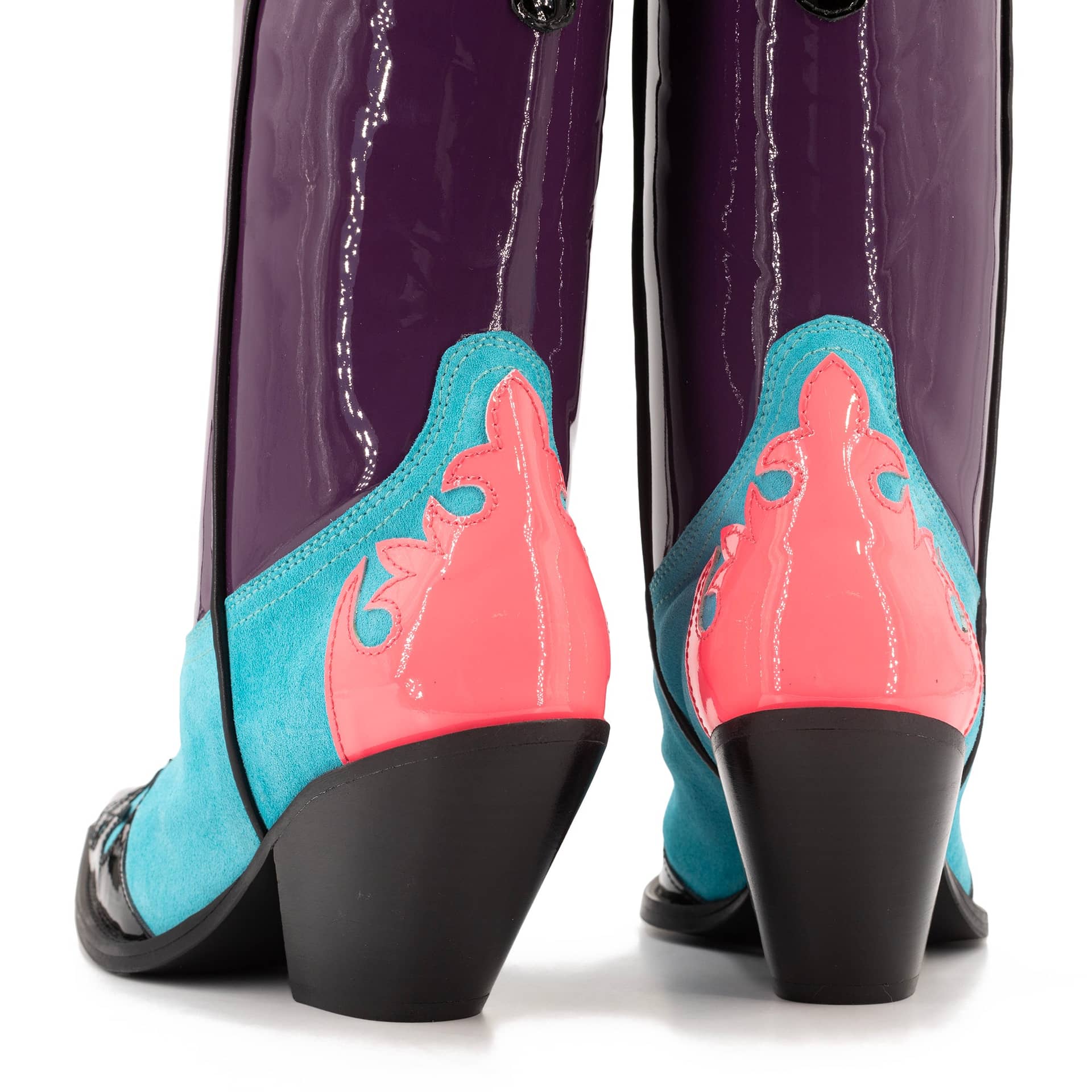 MULTICOLOURED BOOTS made by Toral