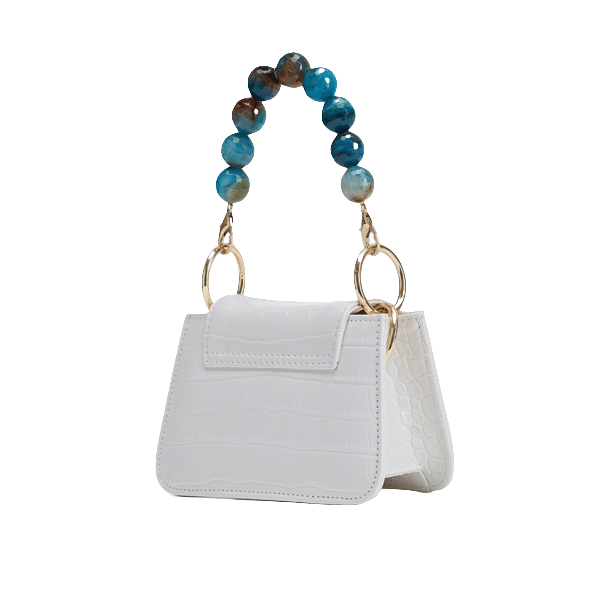 Horra - White x Blue - Mini bag made by ALIEL