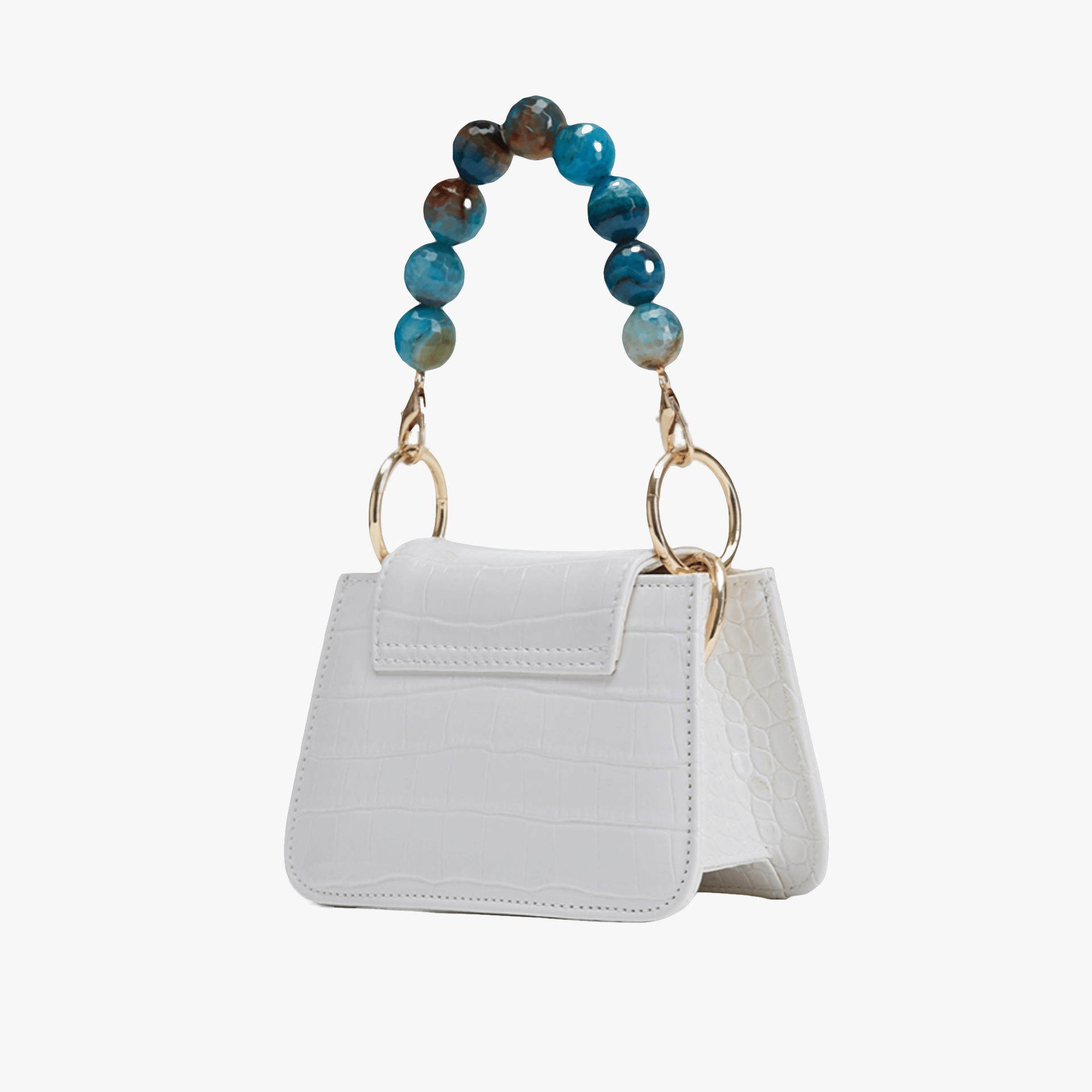 Horra - White x Blue - Mini bag made by ALIEL