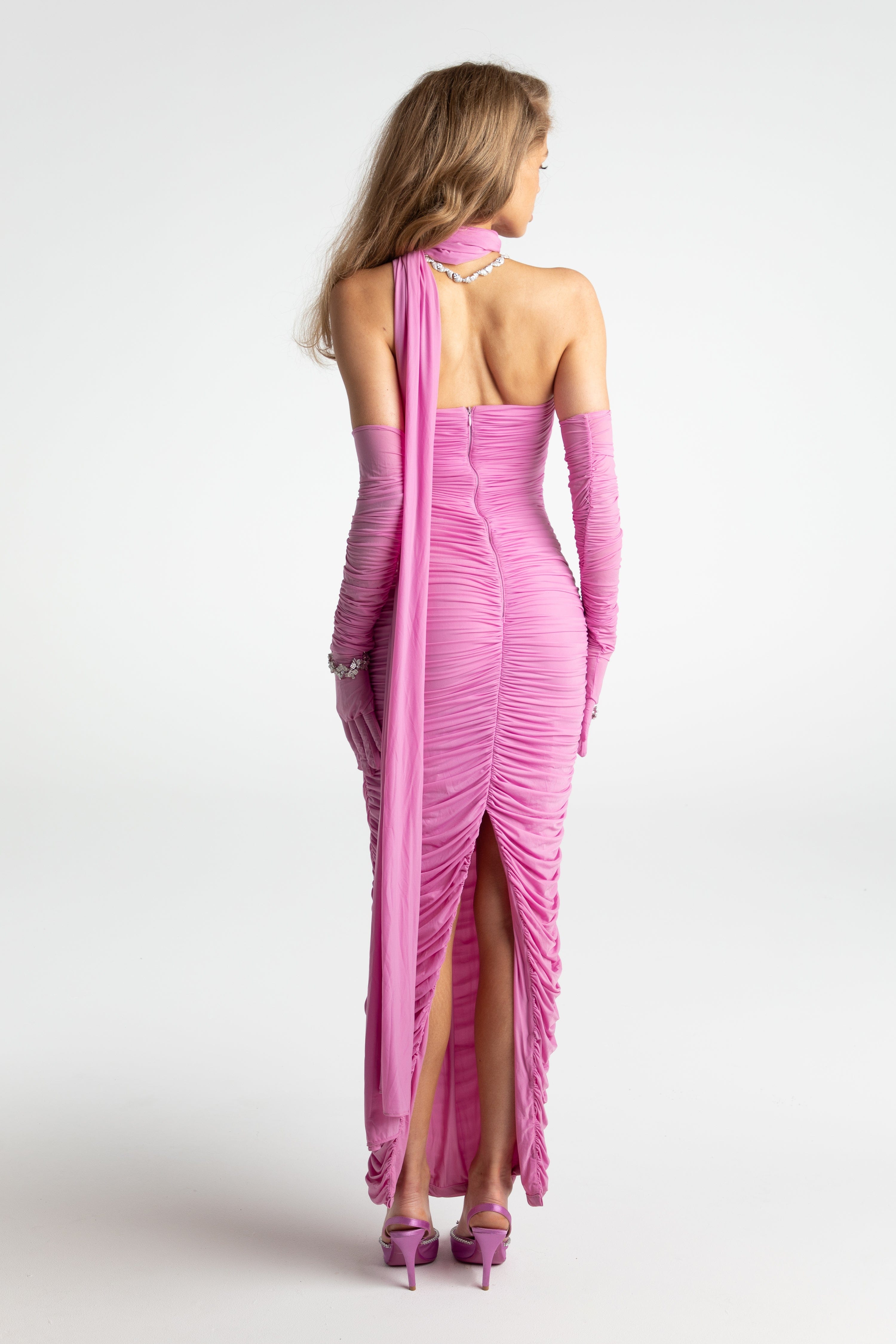 Kimberly Dress (Pink) made by Nana Jacqueline