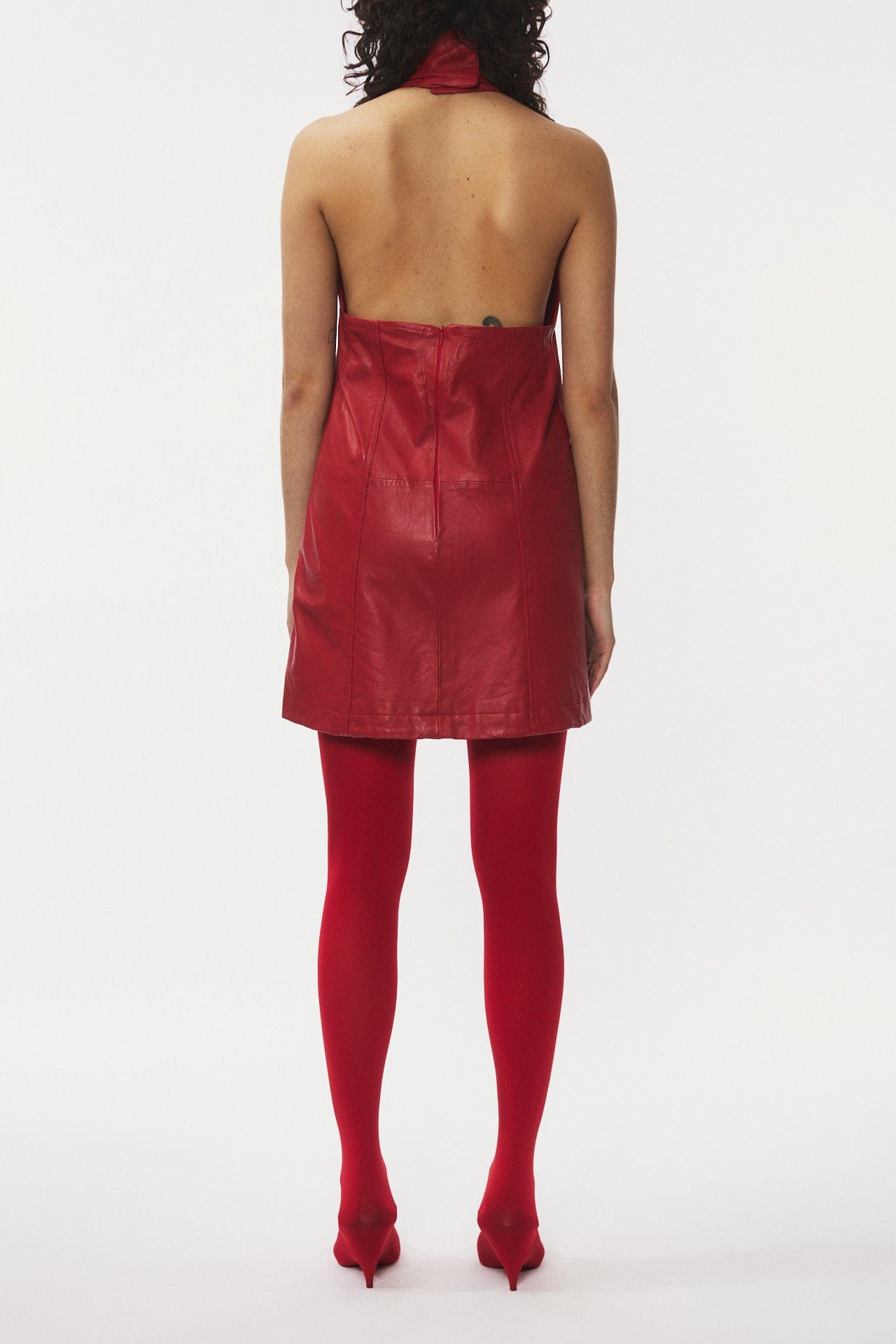 Leather Dress - Red made by Gemme Collective
