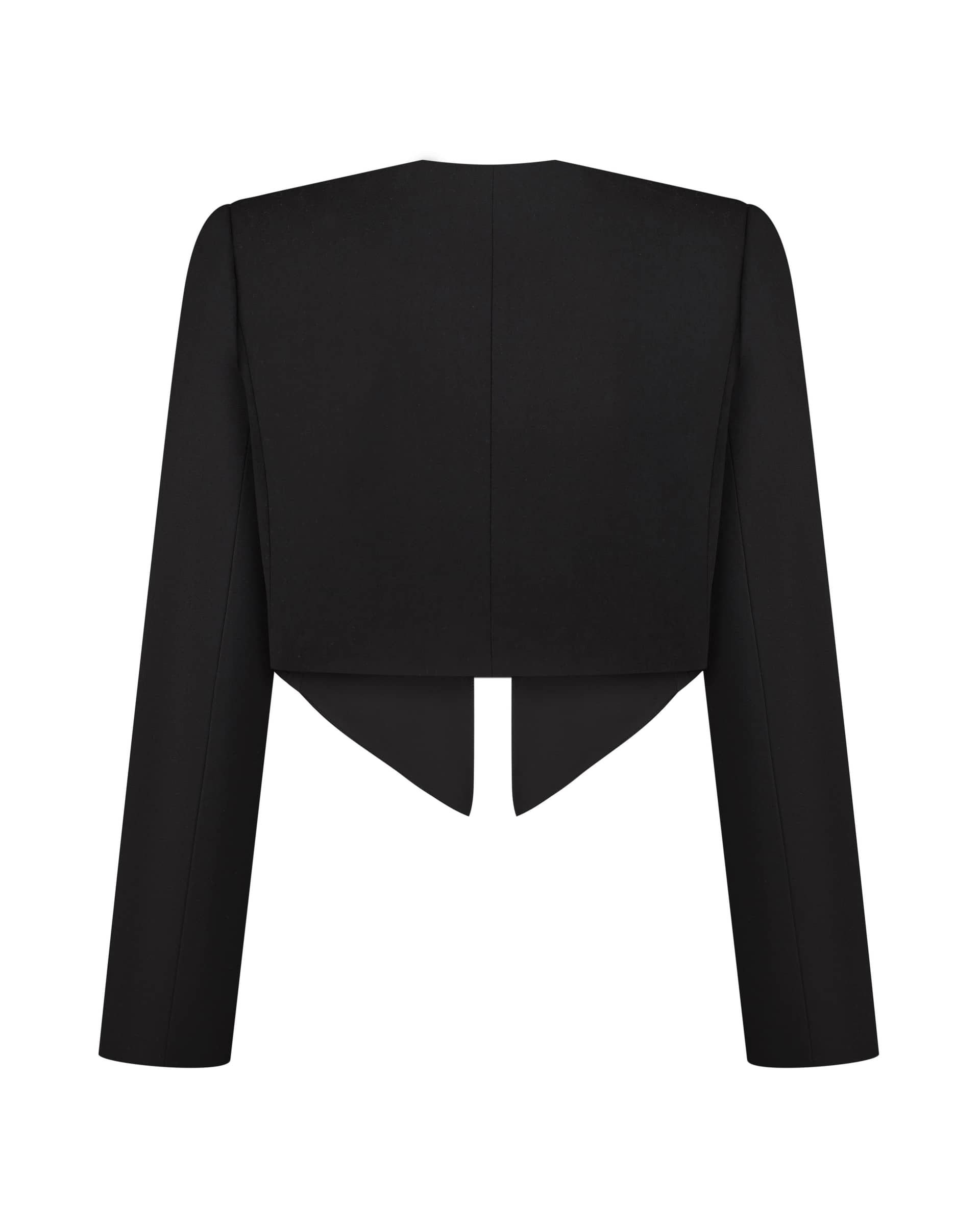 Cropped Crystal-Embellished Blazer made by NDS The Label