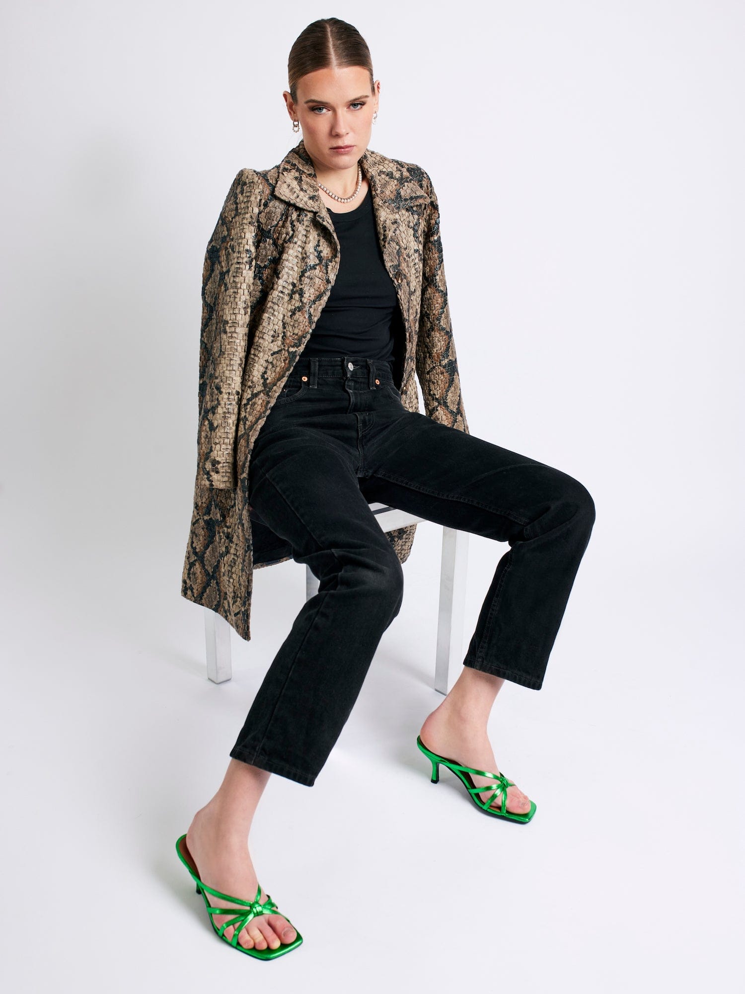 THE JENNIE BEETLE GREEN made by Blankens