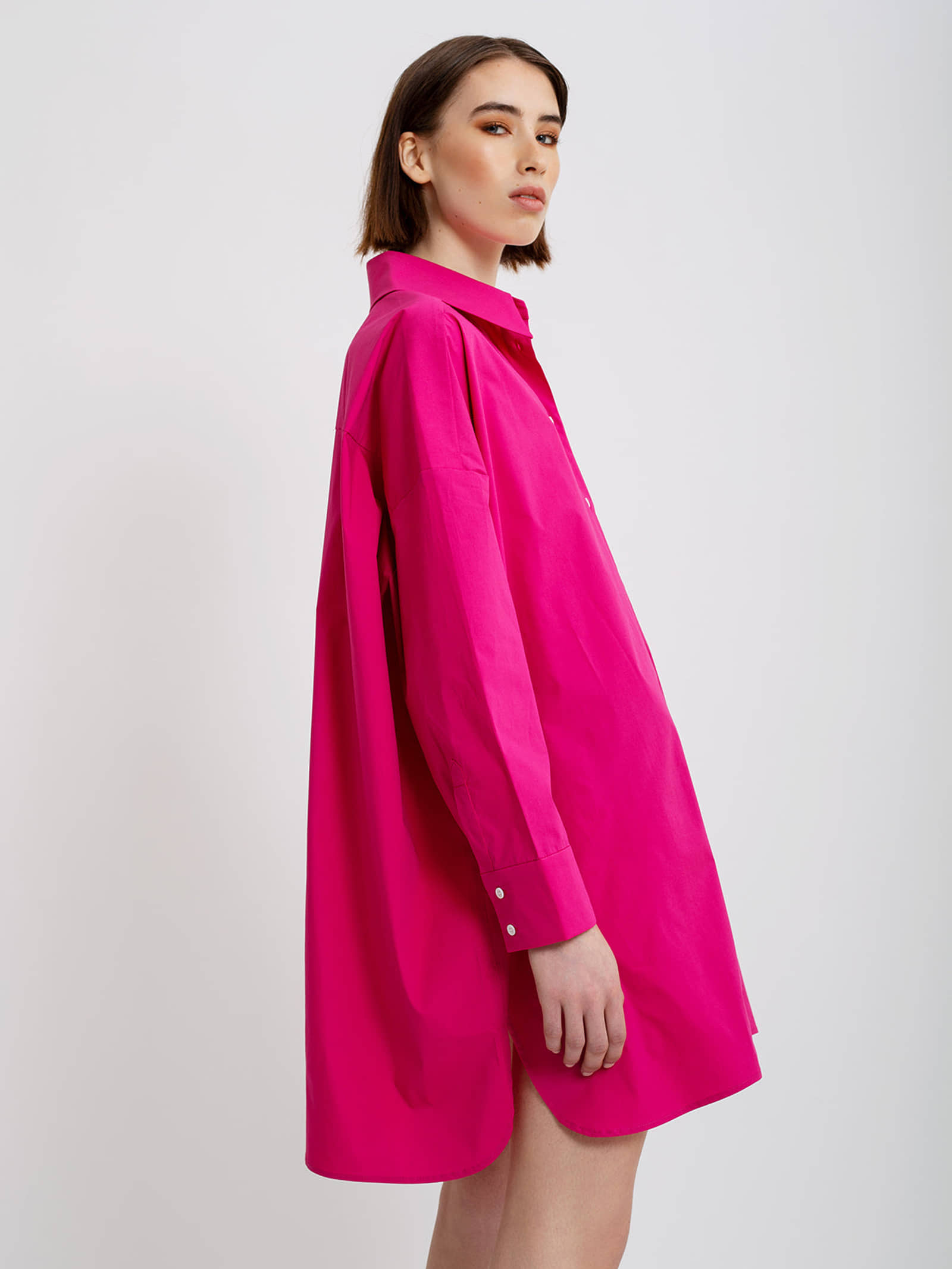 Saige Dress in Pink made by AÉRYNE