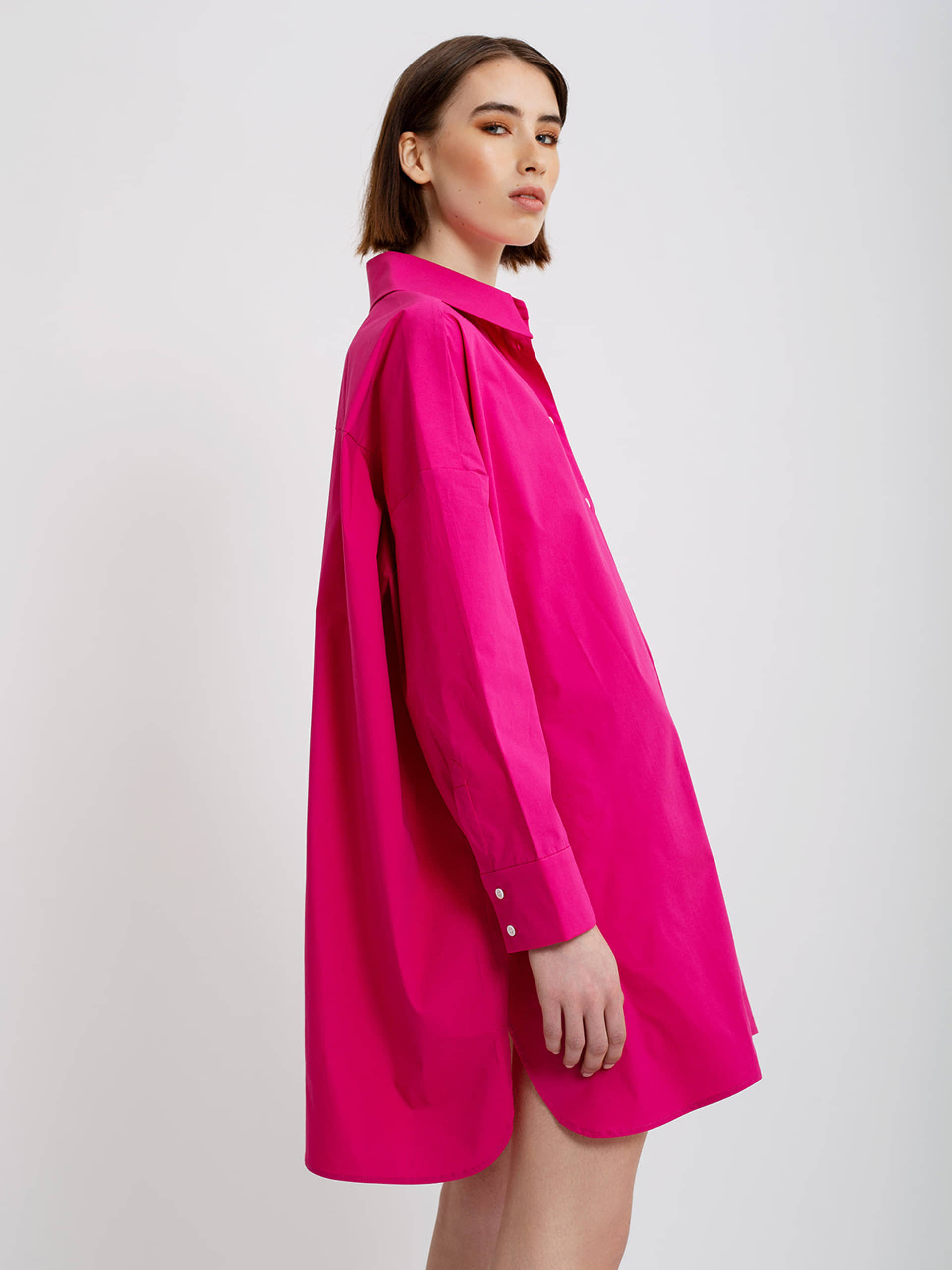 Saige Dress in Pink made by AÉRYNE