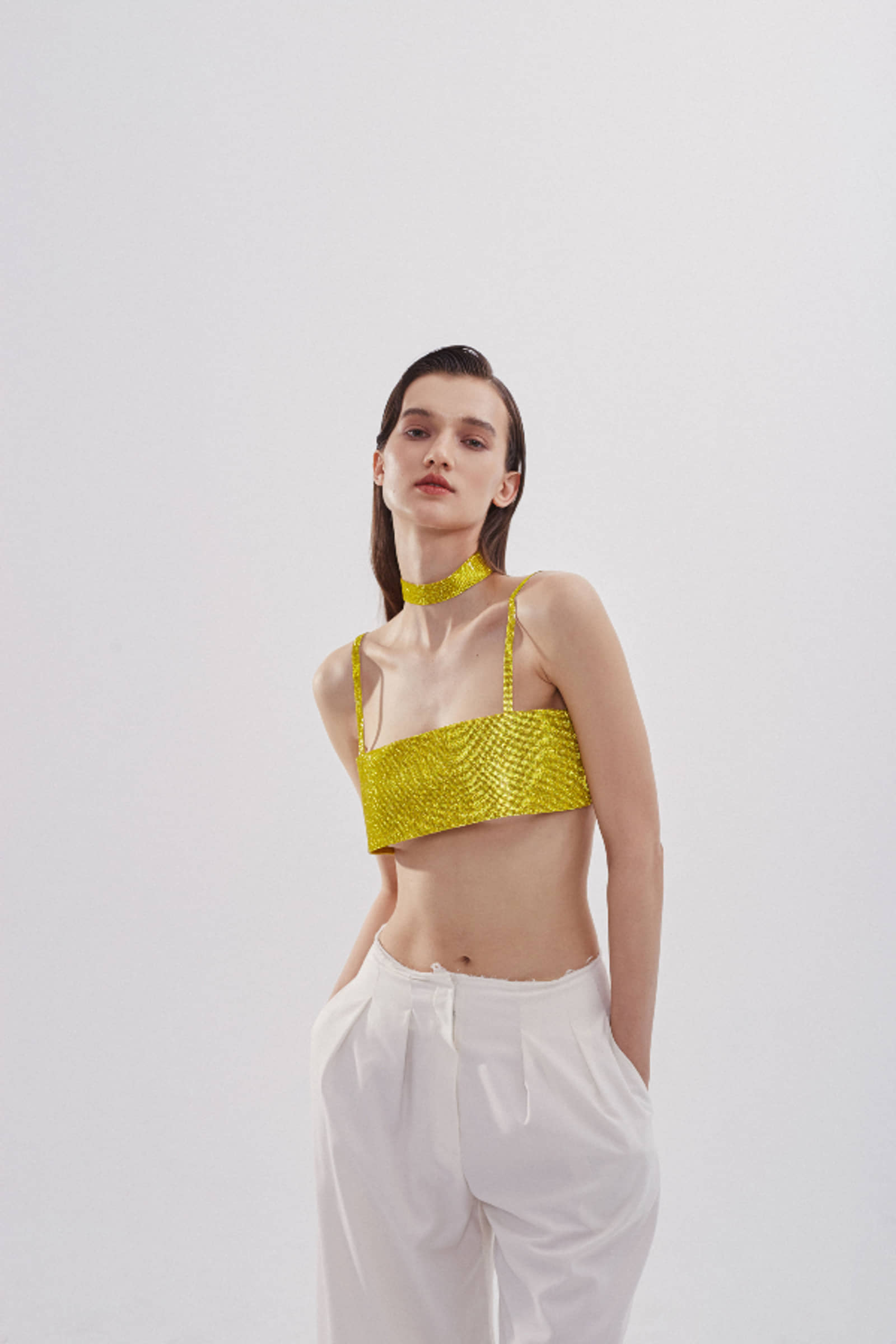 Charlotte Top Vibrant Yellow made by NUÉ