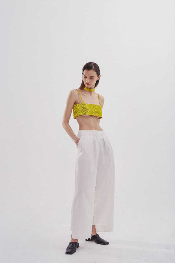 Charlotte Top Vibrant Yellow made by NUÉ