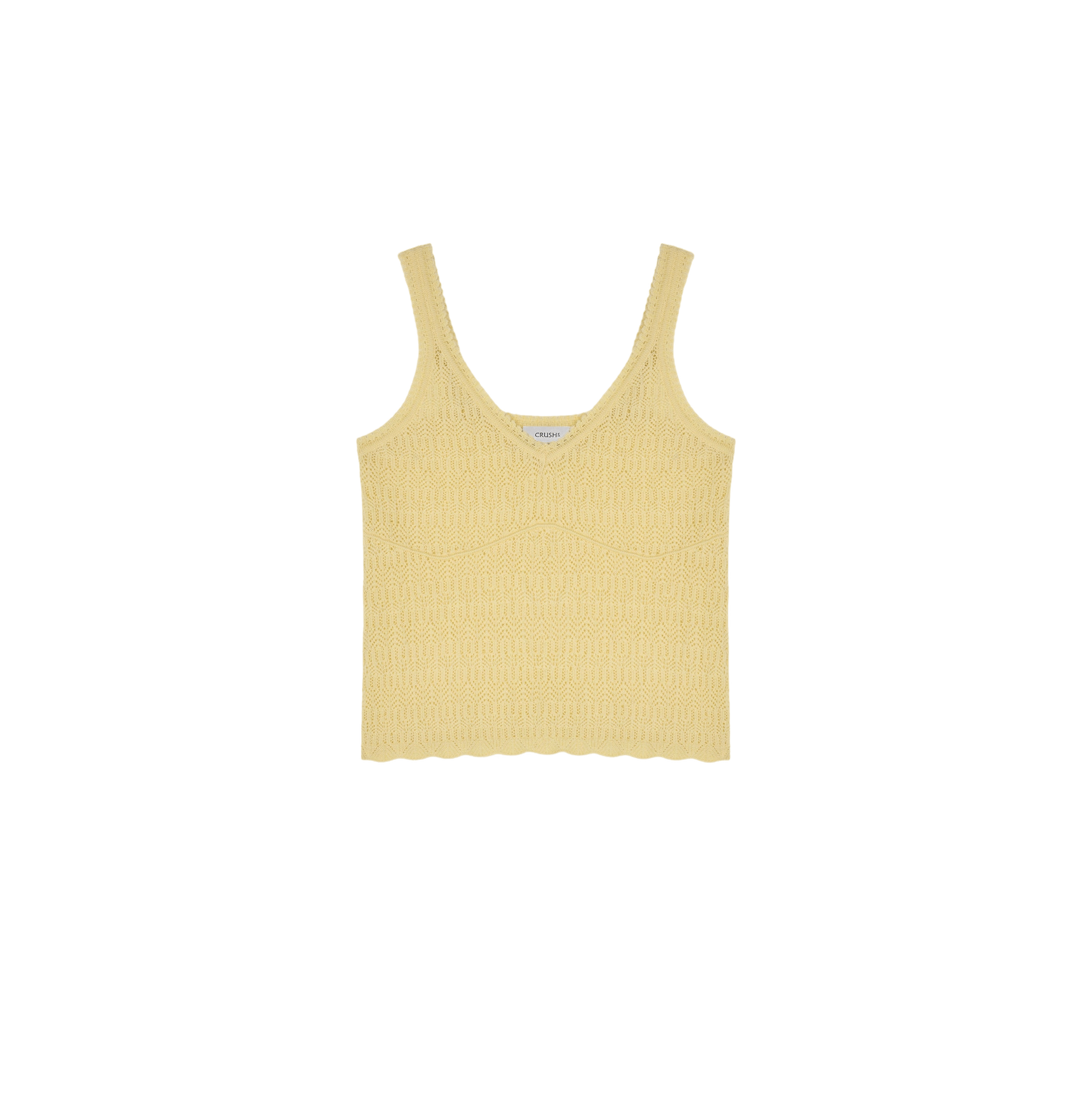 POINTELLE V-NECK CAMISOLE made by CRUSH Collection