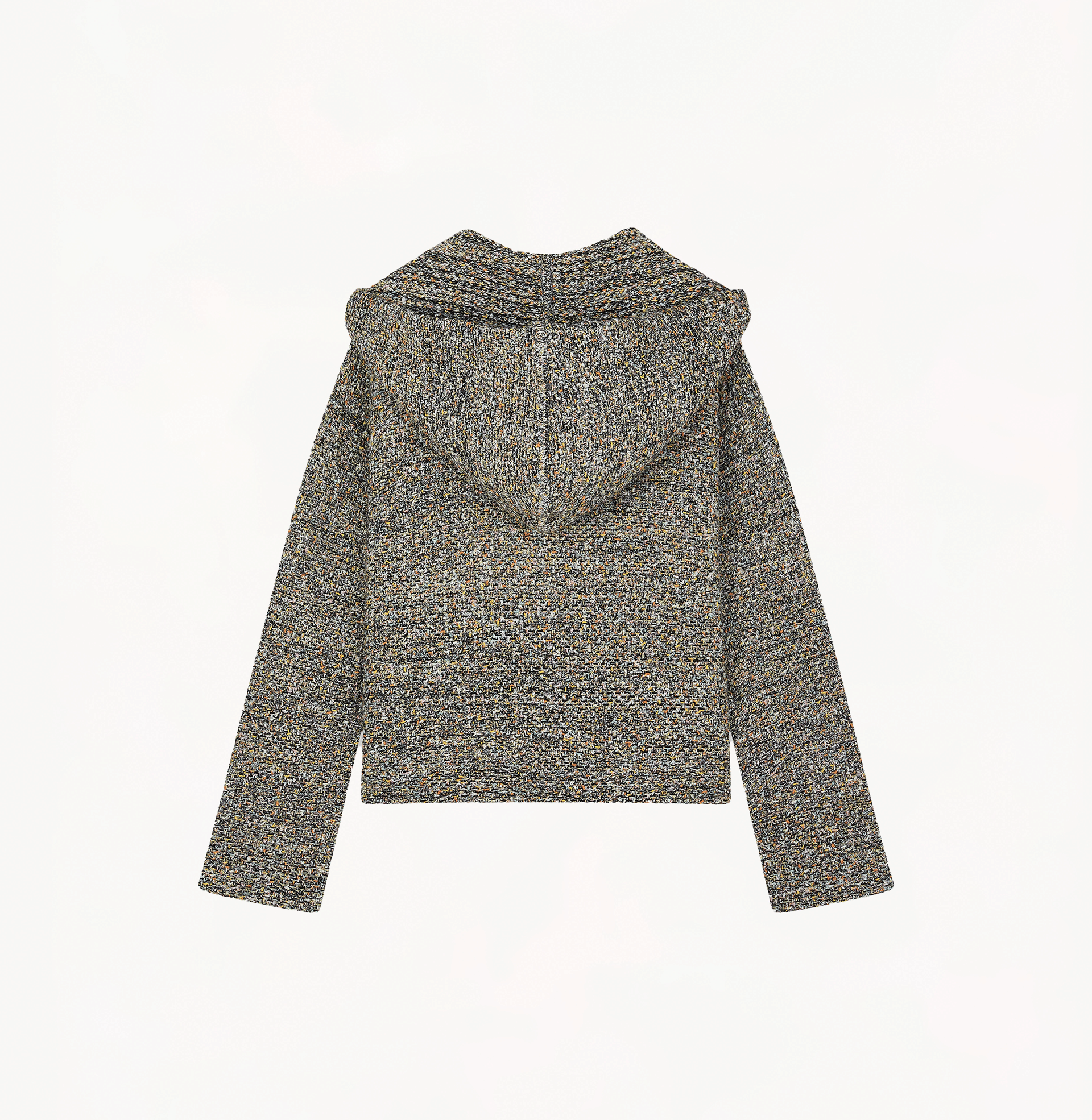 FANCY BOUCLÉ HOODED JACKET made by CRUSH Collection