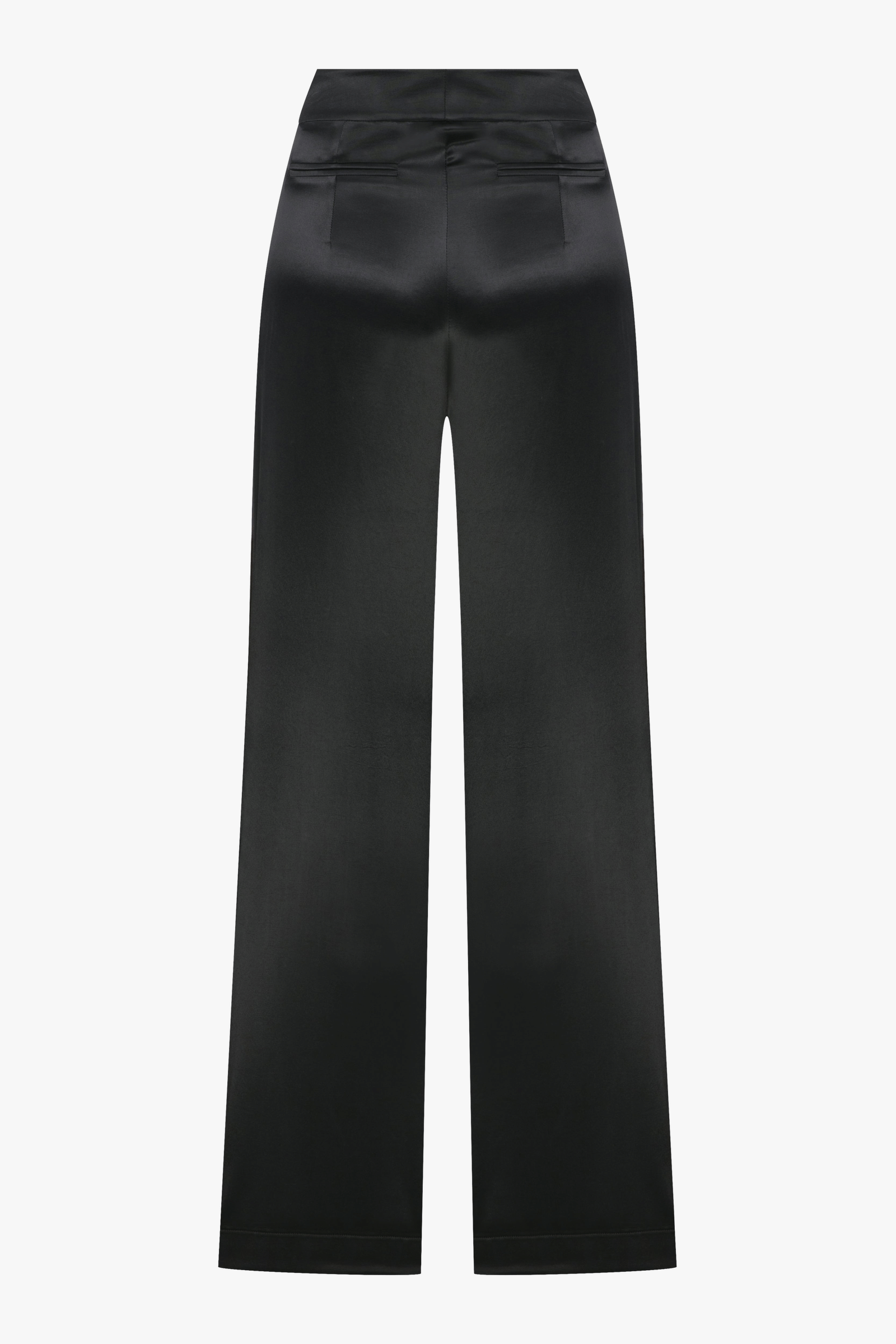 Tina Satin Trousers in Black made by Nazli Ceren