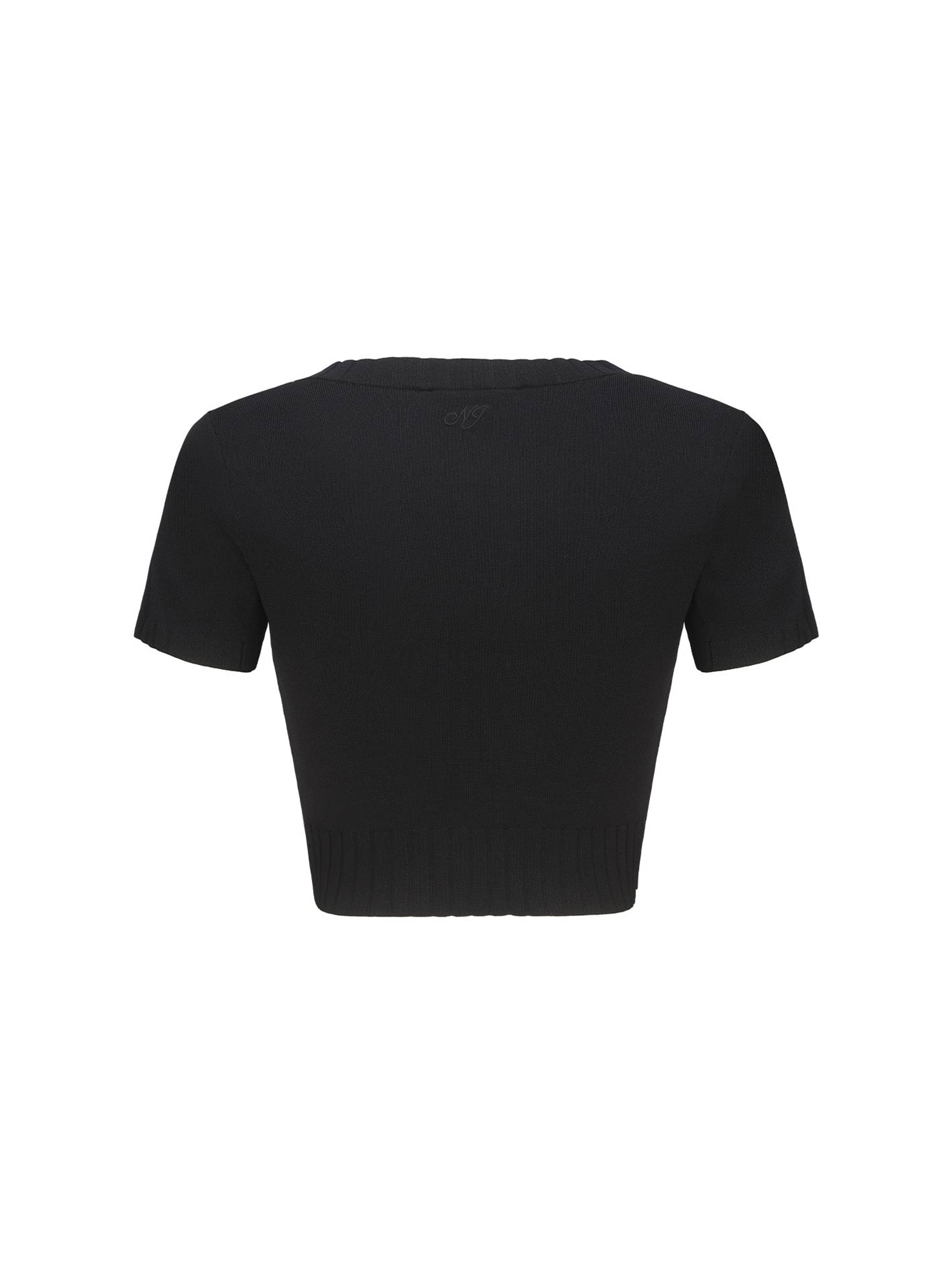 Kennedy Knit Top Set (Black) made by Nana Jacqueline