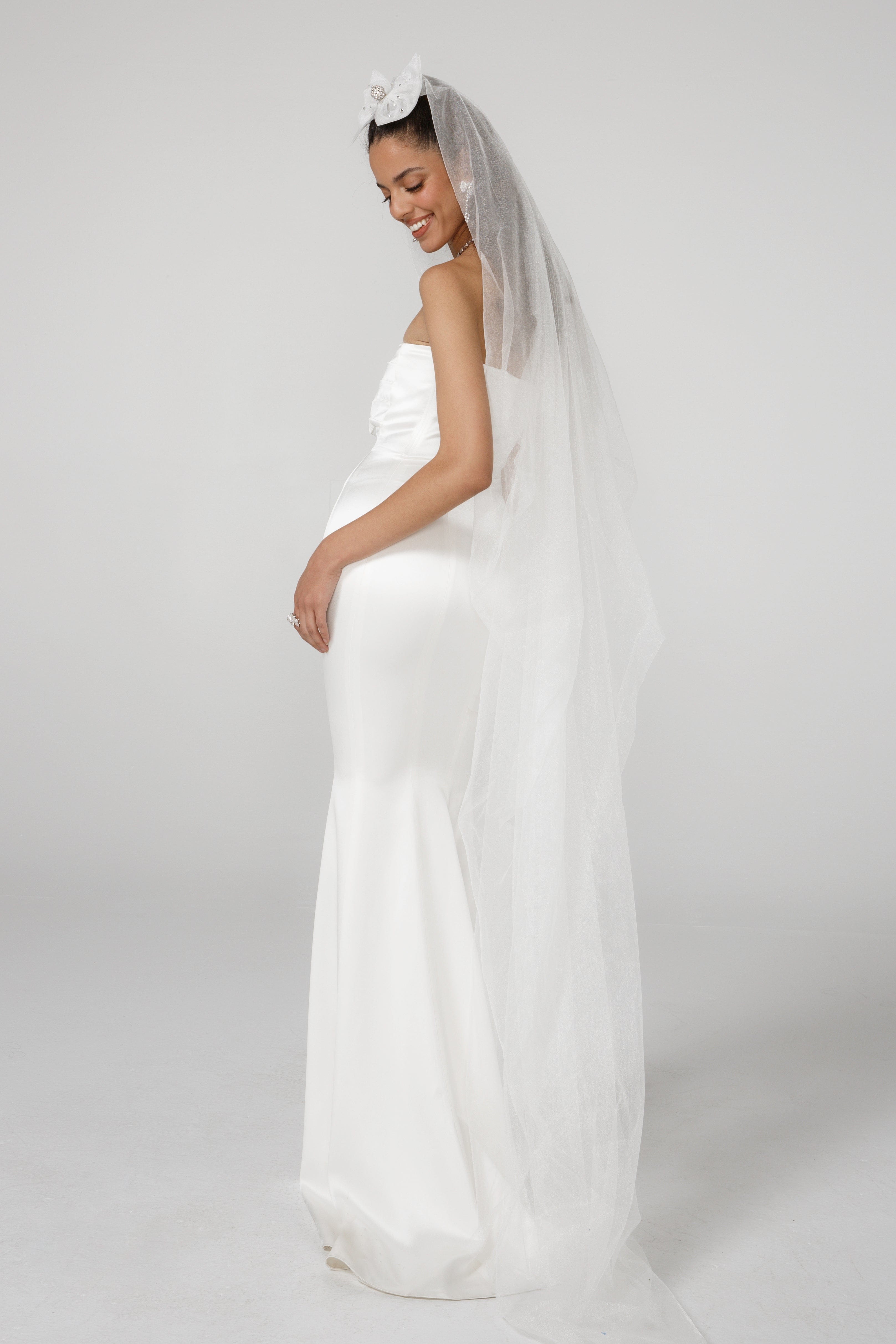 Aurora Satin Dress (White) in White made by Nana Jacqueline