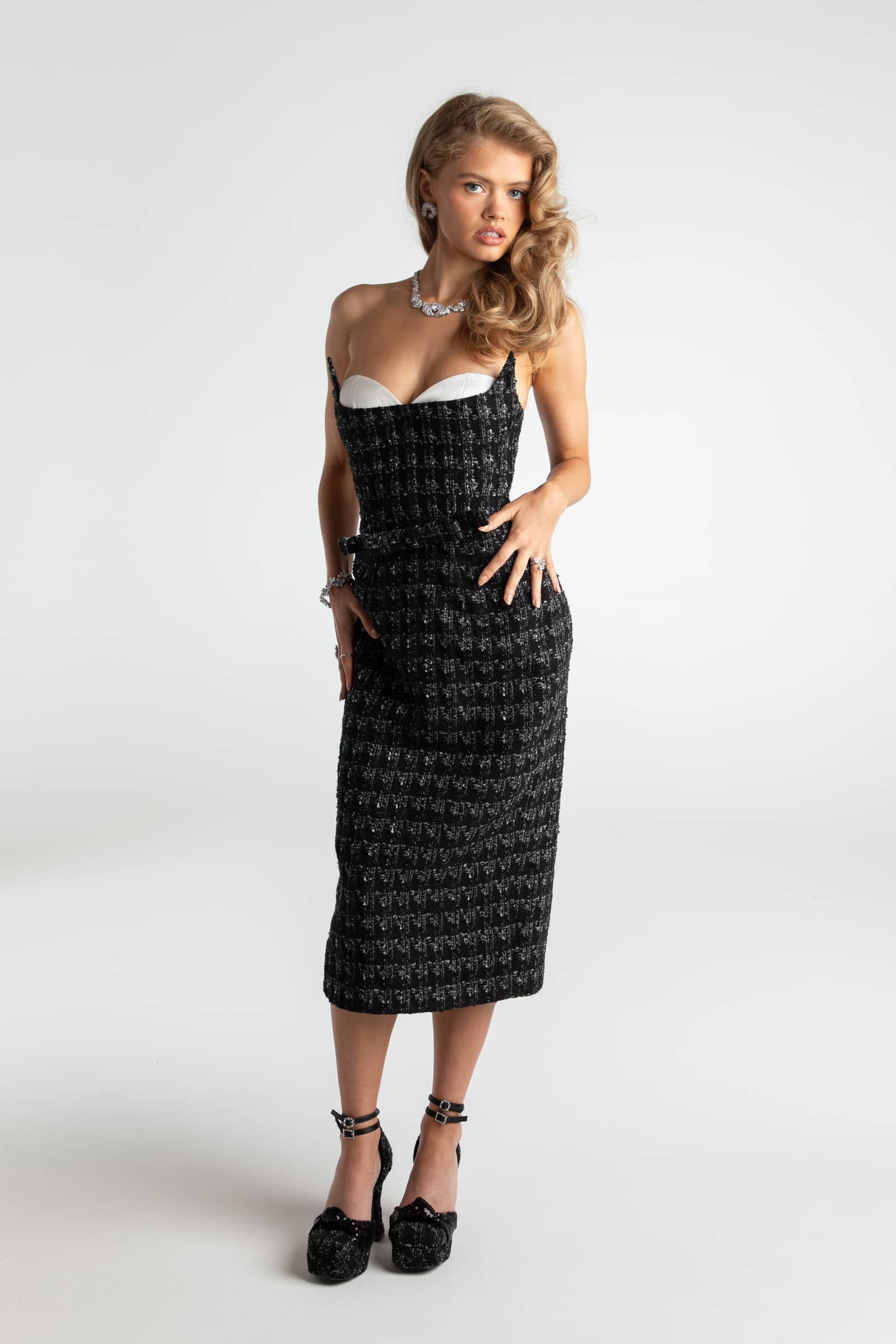 Sasha Dress in Black made by Nana Jacqueline