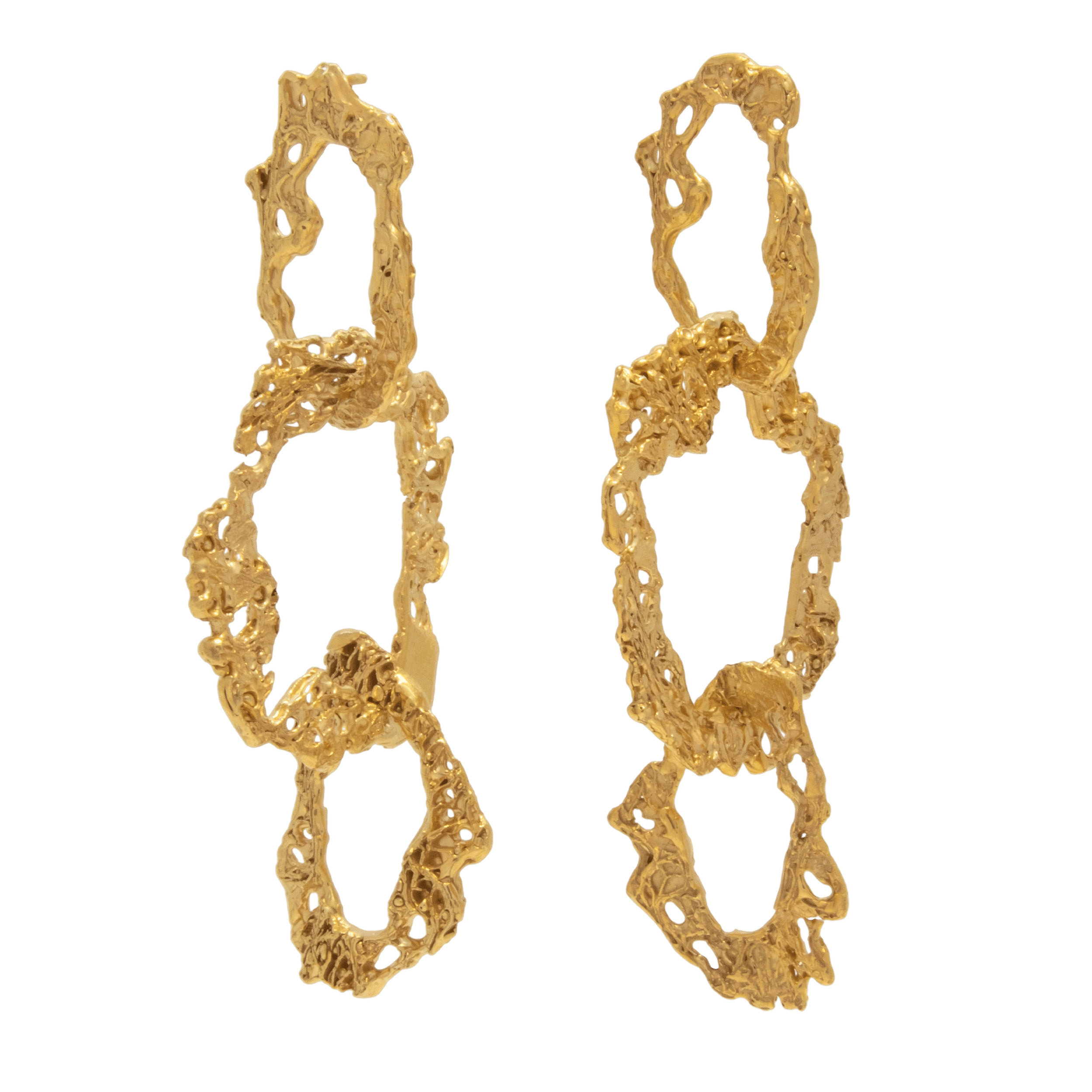 Saguaro Earrings made by Loveness Lee