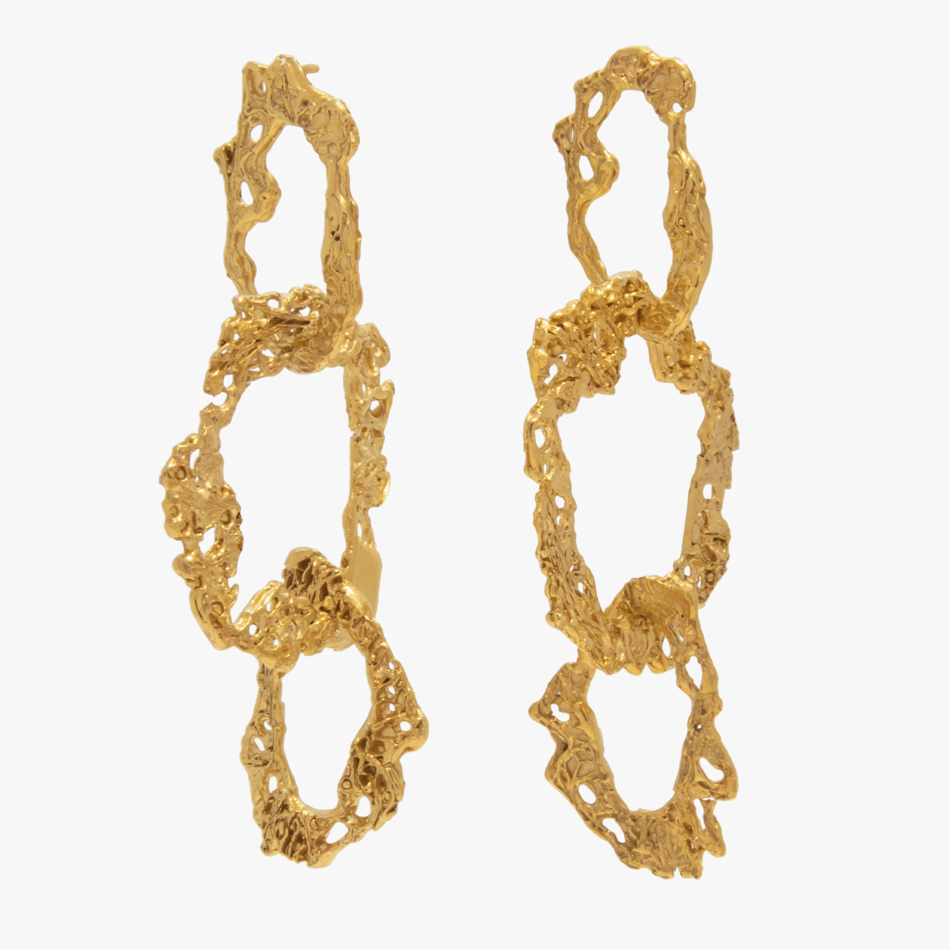 Saguaro Earrings made by Loveness Lee