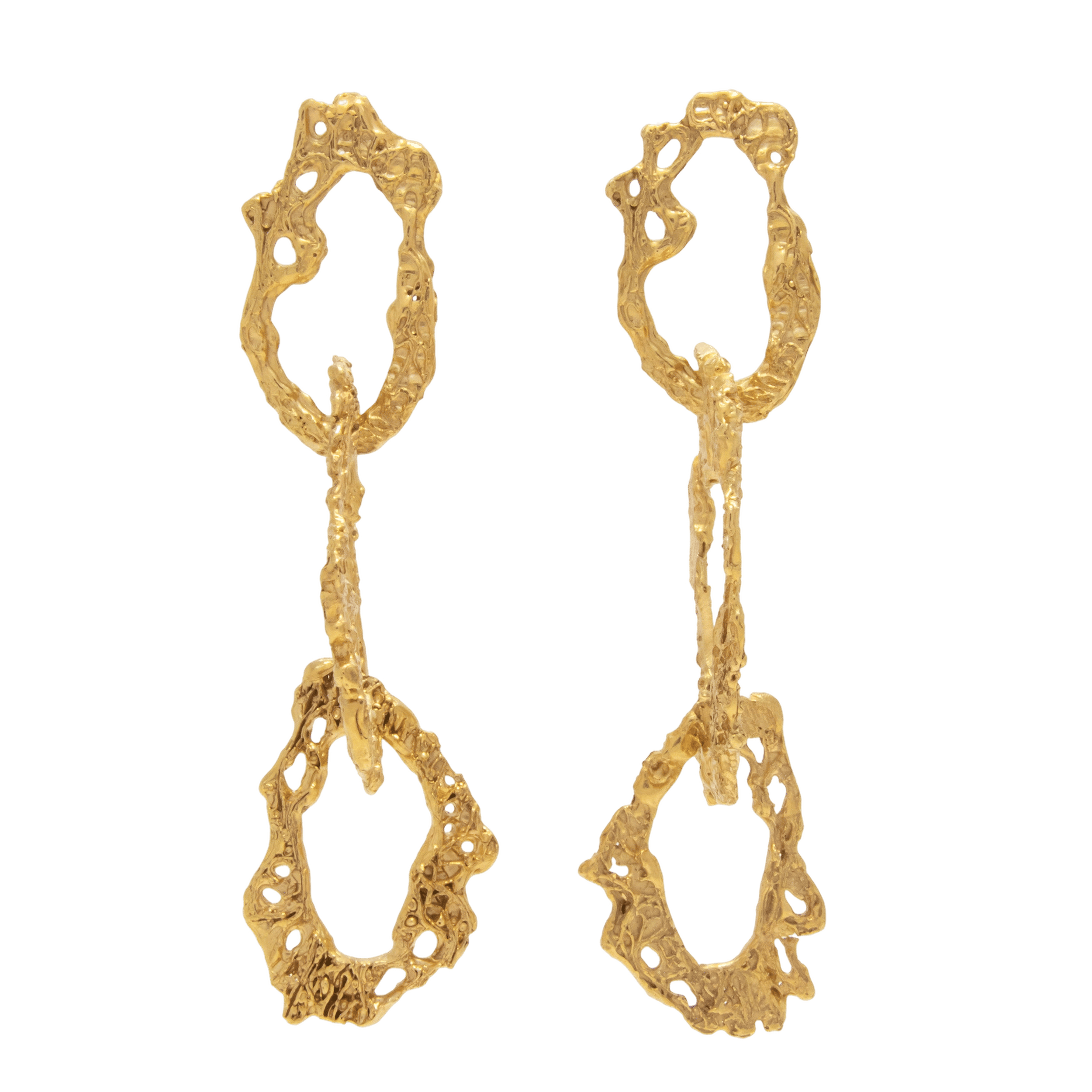 Saguaro Earrings made by Loveness Lee