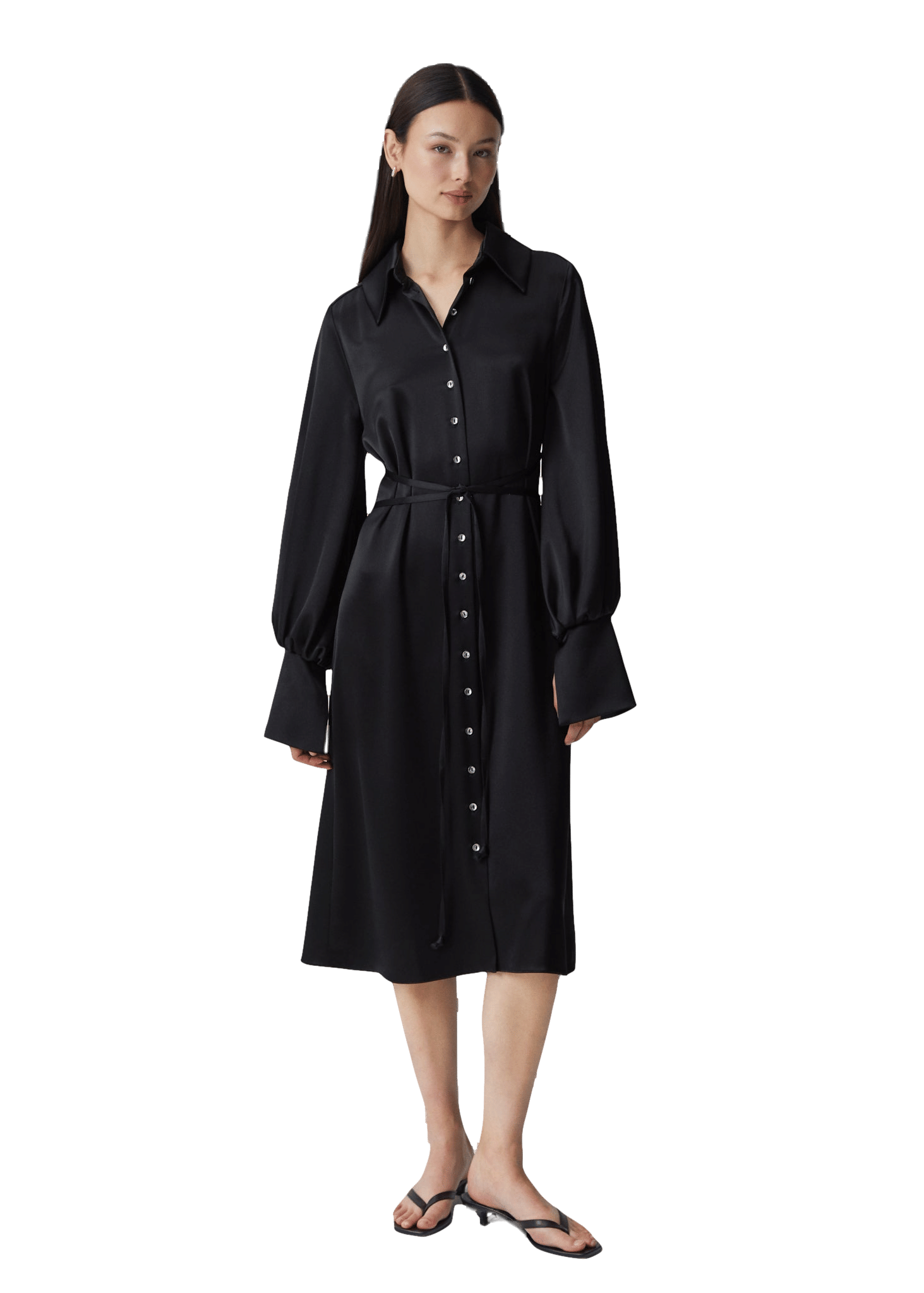 Nikita Dress in Black made by AÉRYNE