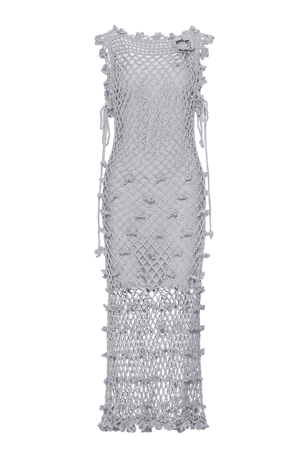 Sofia Silver Handmade Crochet Dress made by ANDREEVA