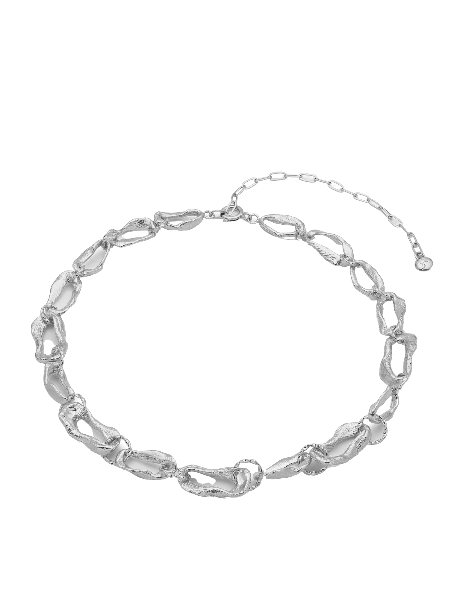 Vacation Chain Choker Necklace Silver made by Eva Remenyi