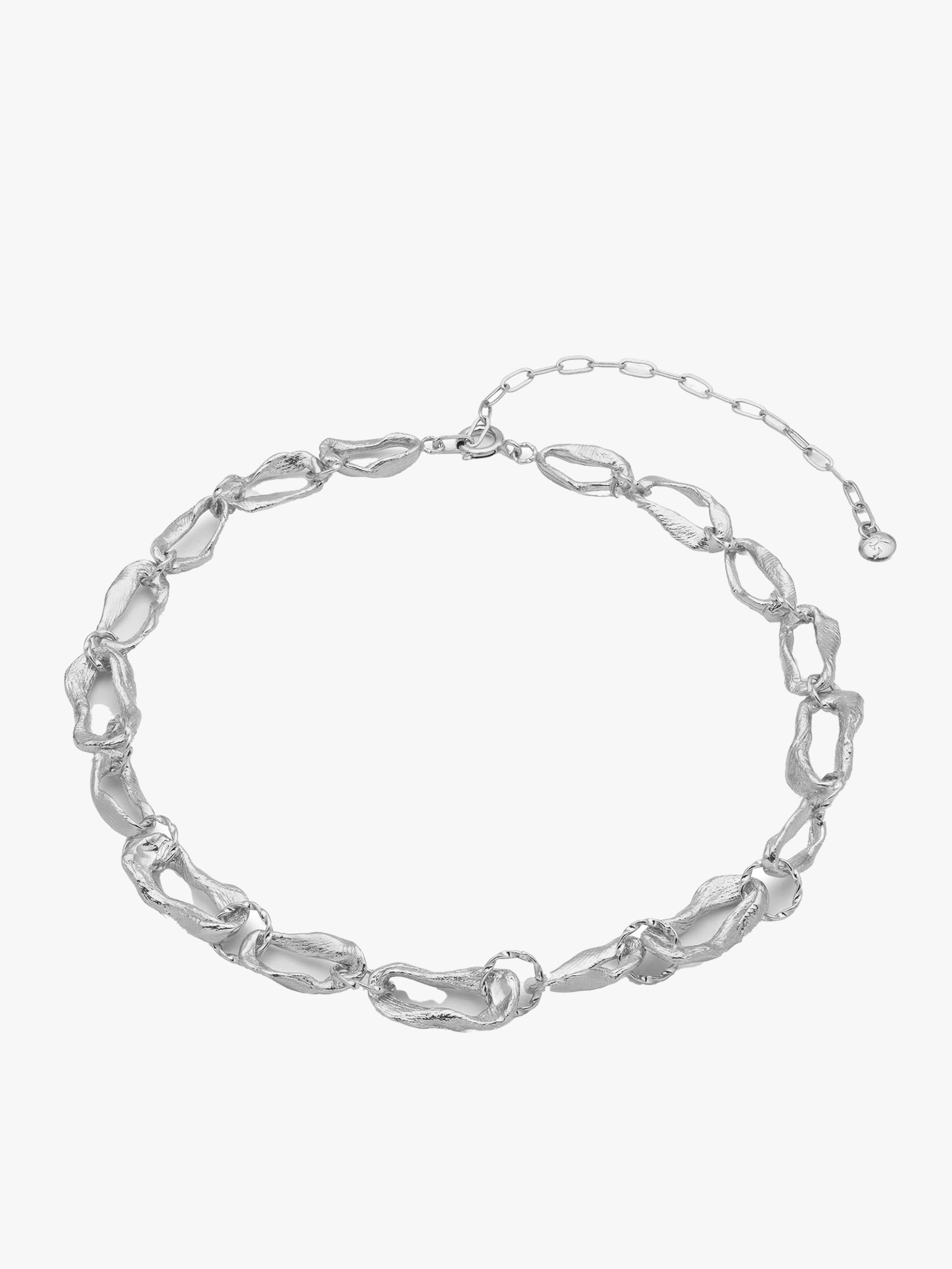 Vacation Chain Choker Necklace Silver made by Eva Remenyi