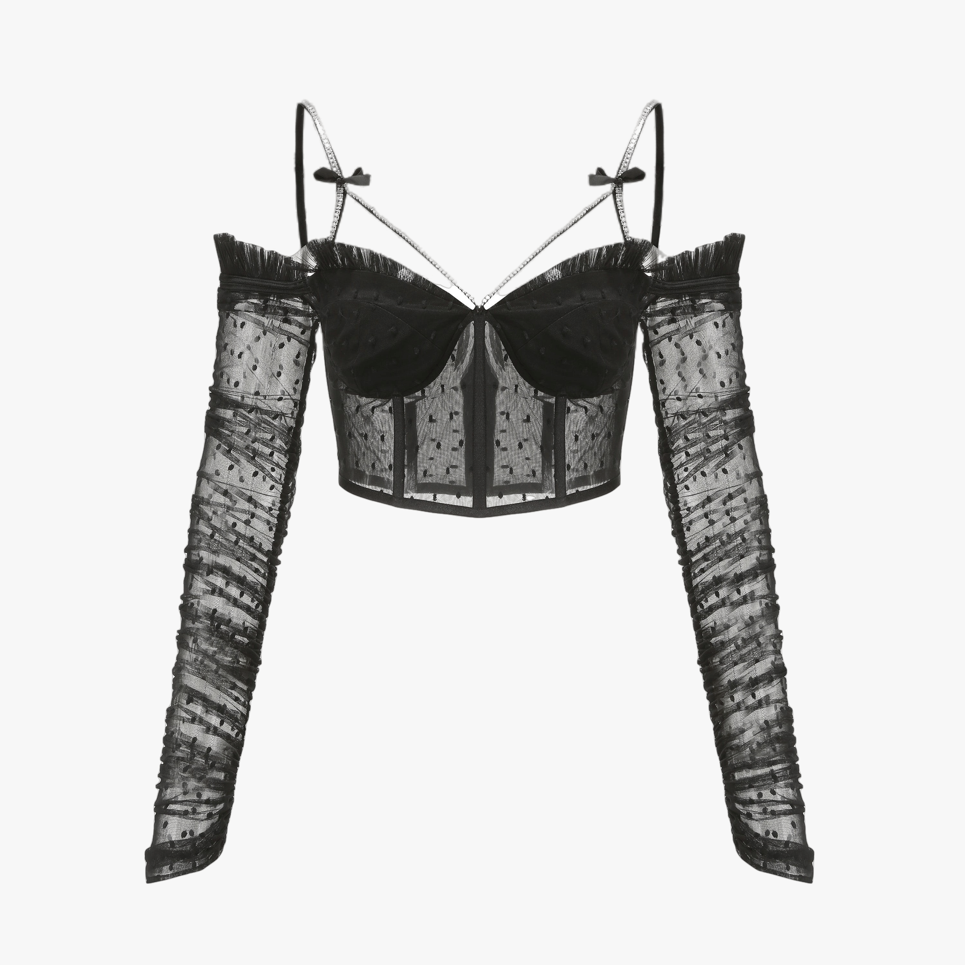 Black Ariana Top (Final Sale) in Black made by Nana Jacqueline