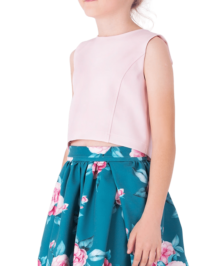 Floral Savaya Girls Outfit | 2 Pieces made by Mama Luma