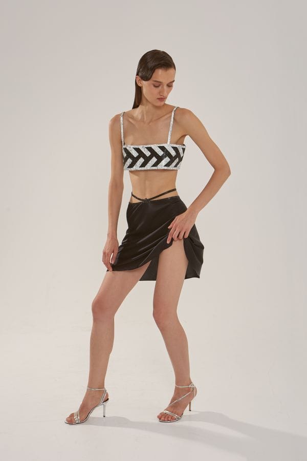 Silk skirt mini made by NUÉ