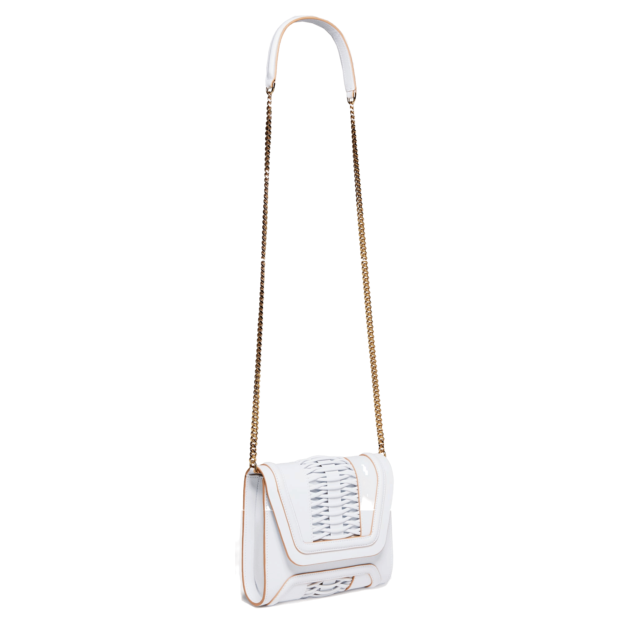 Mini Giovanna white braided clutch made by Yliana Yepez