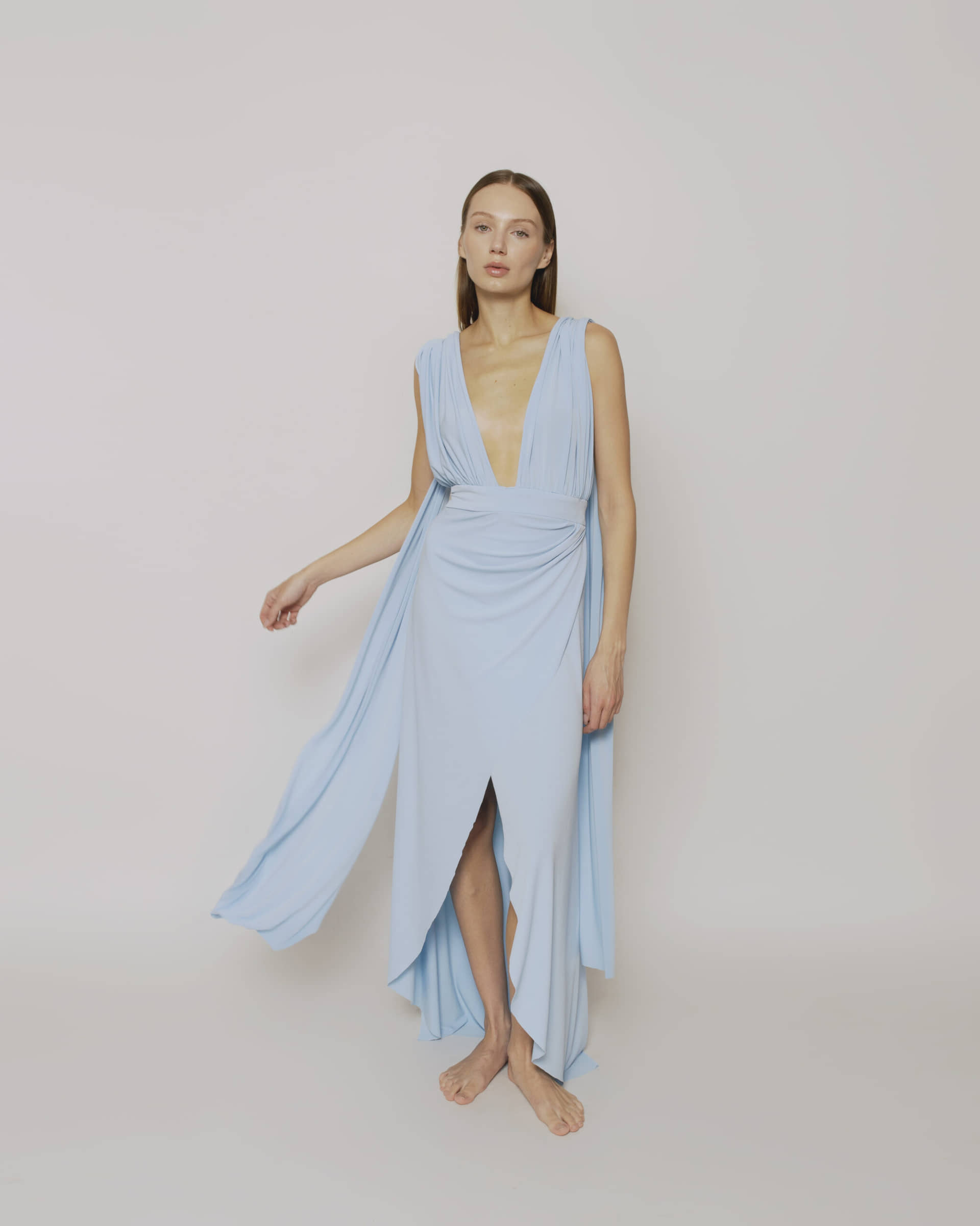 Santorini in Blue made by Camila Sarmiento