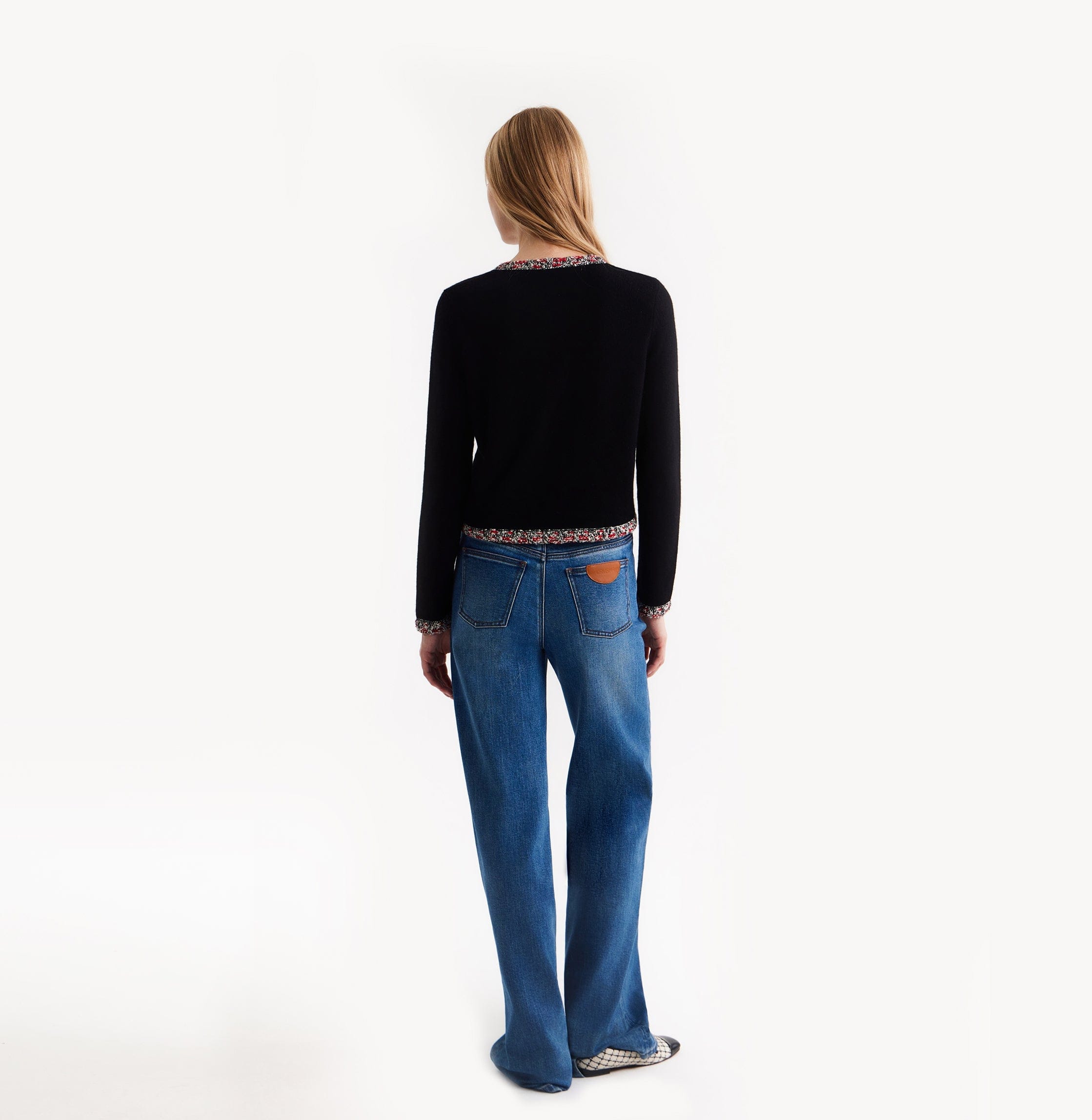 SPECKLE TWEED TRIM CARDIGAN made by CRUSH Collection