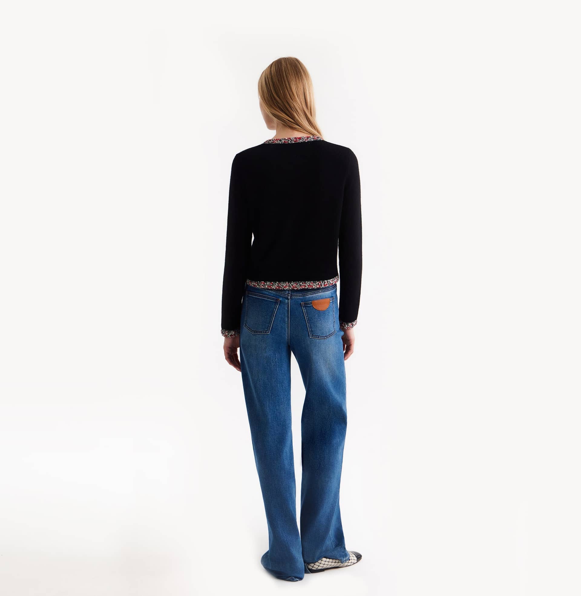 SPECKLE TWEED TRIM CARDIGAN made by CRUSH Collection