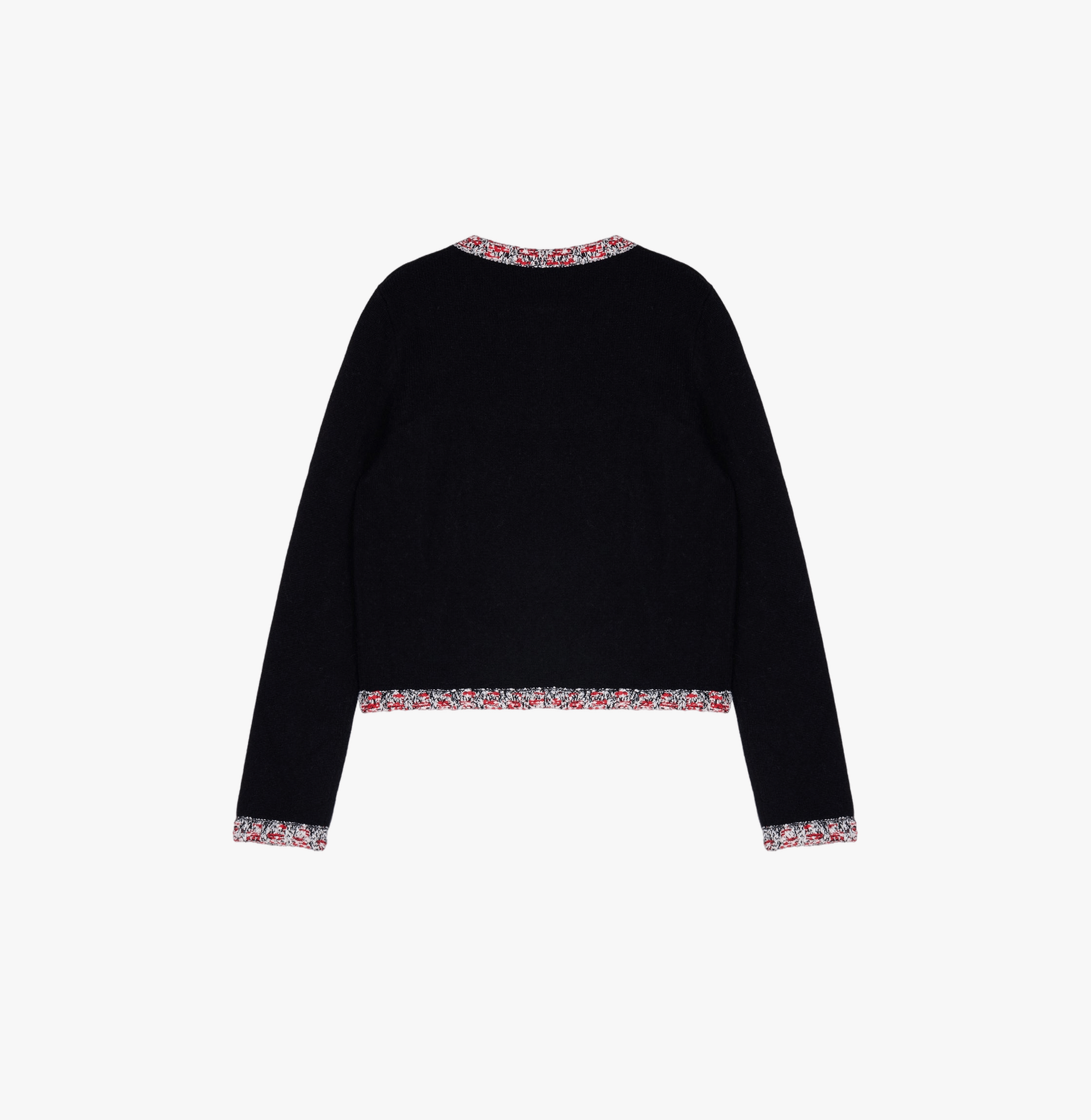 SPECKLE TWEED TRIM CARDIGAN made by CRUSH Collection