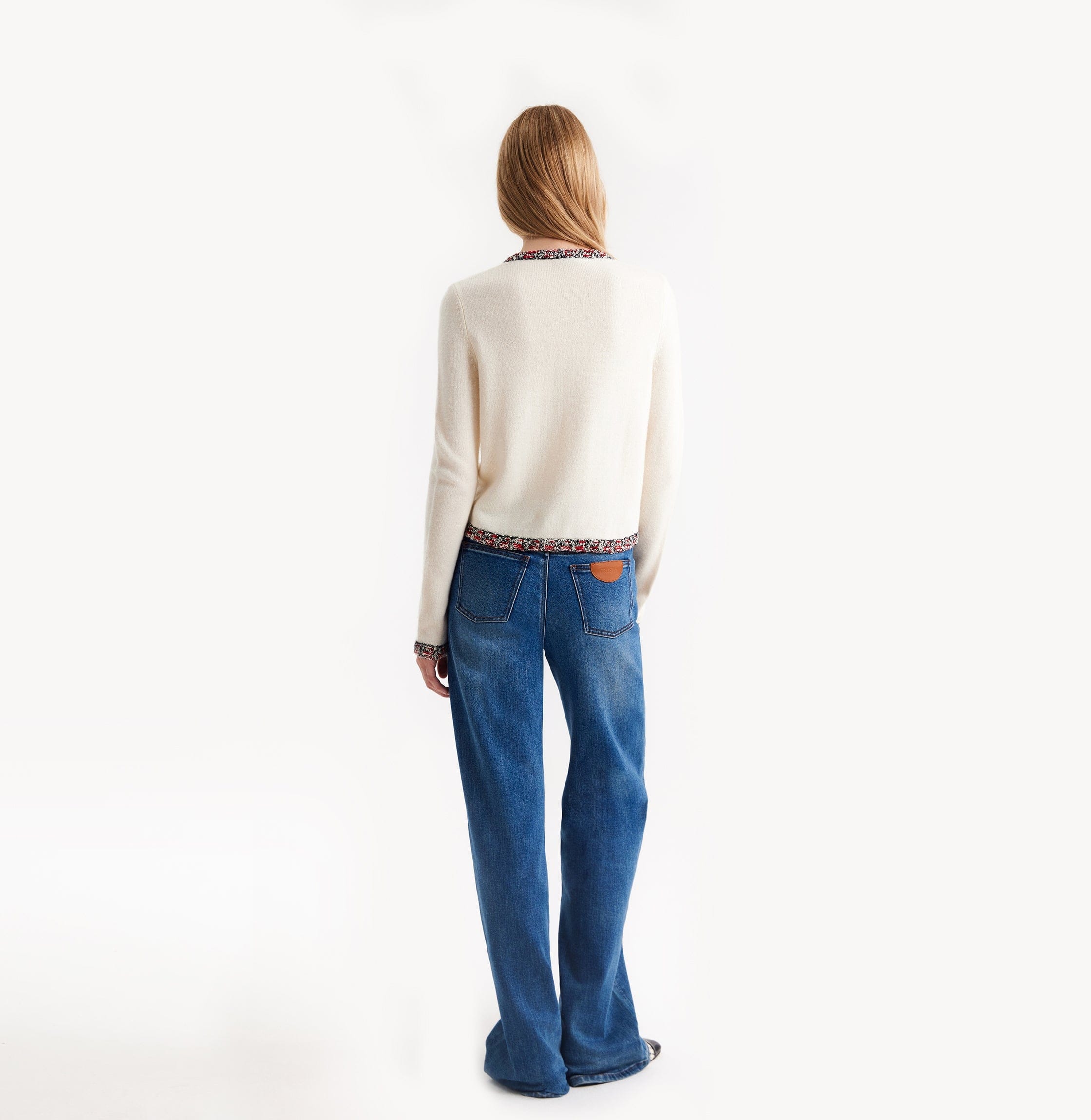 SPECKLE TWEED TRIM CARDIGAN made by CRUSH Collection