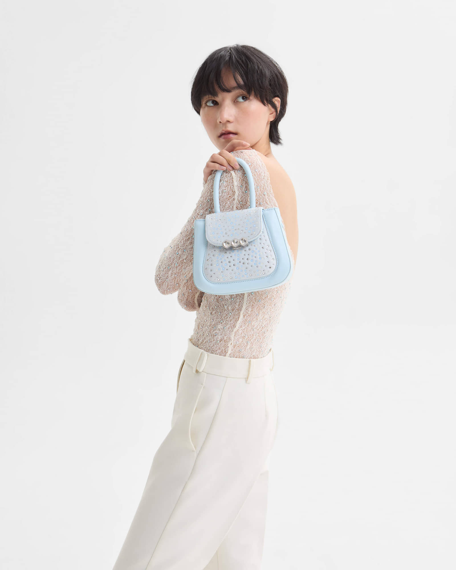 Mini Jill Crystal Baby Blue made by Mietis