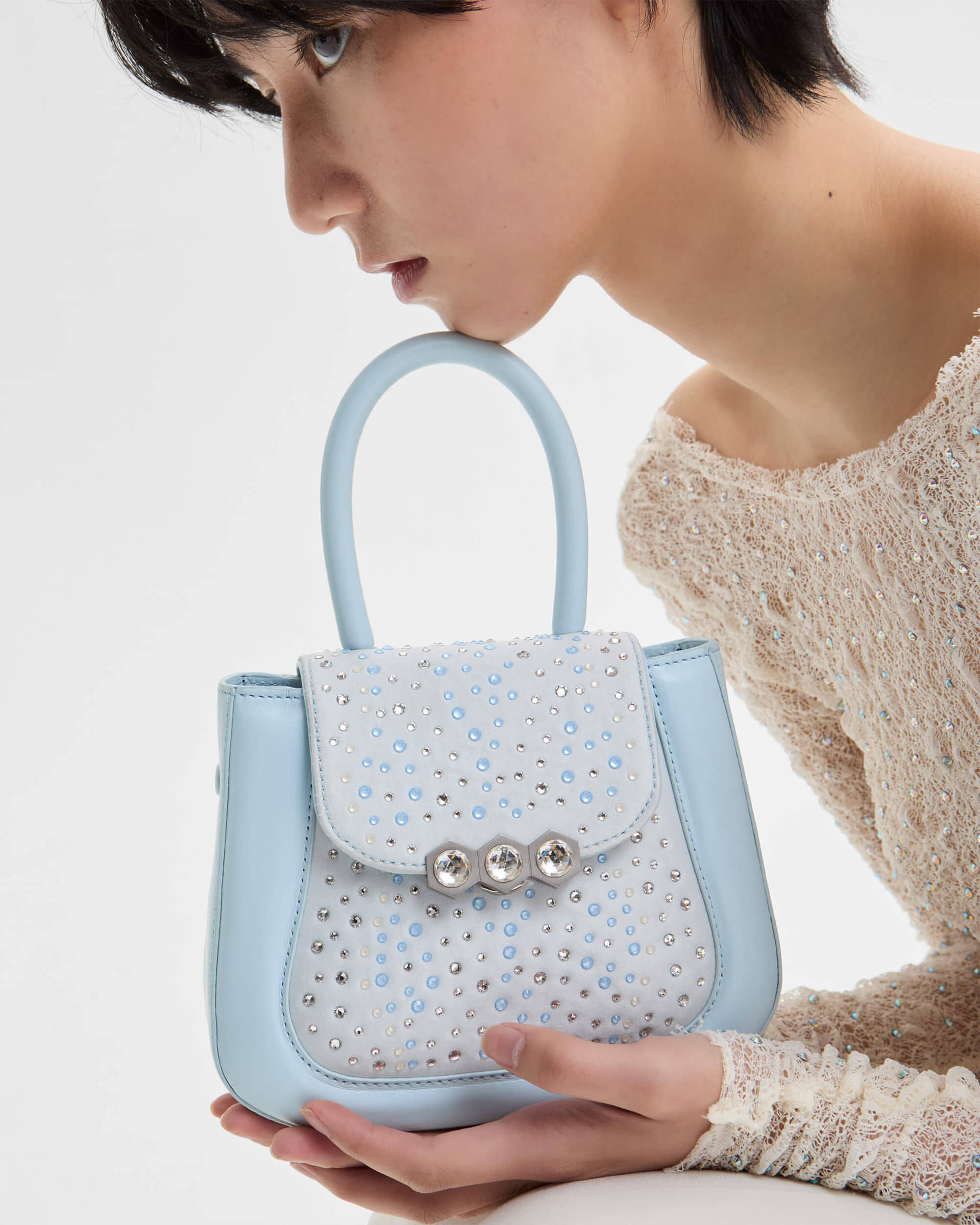 Mini Jill Crystal Baby Blue made by Mietis