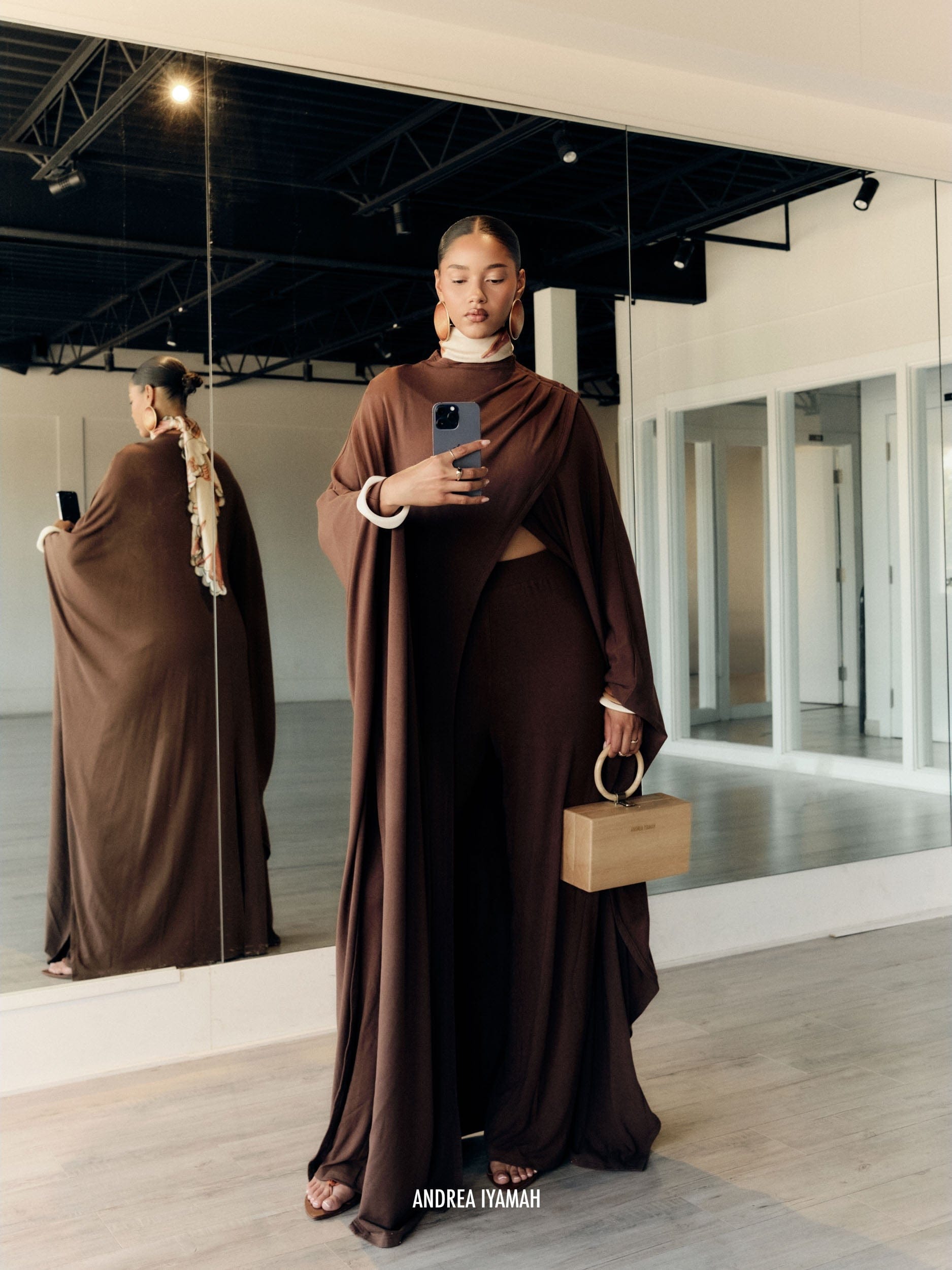 OVU KNIT CAPE made by Andrea Iyamah