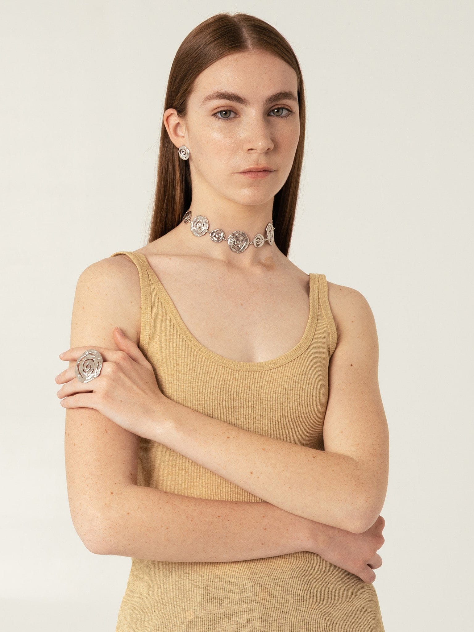 Origin Choker Silver made by Eva Remenyi