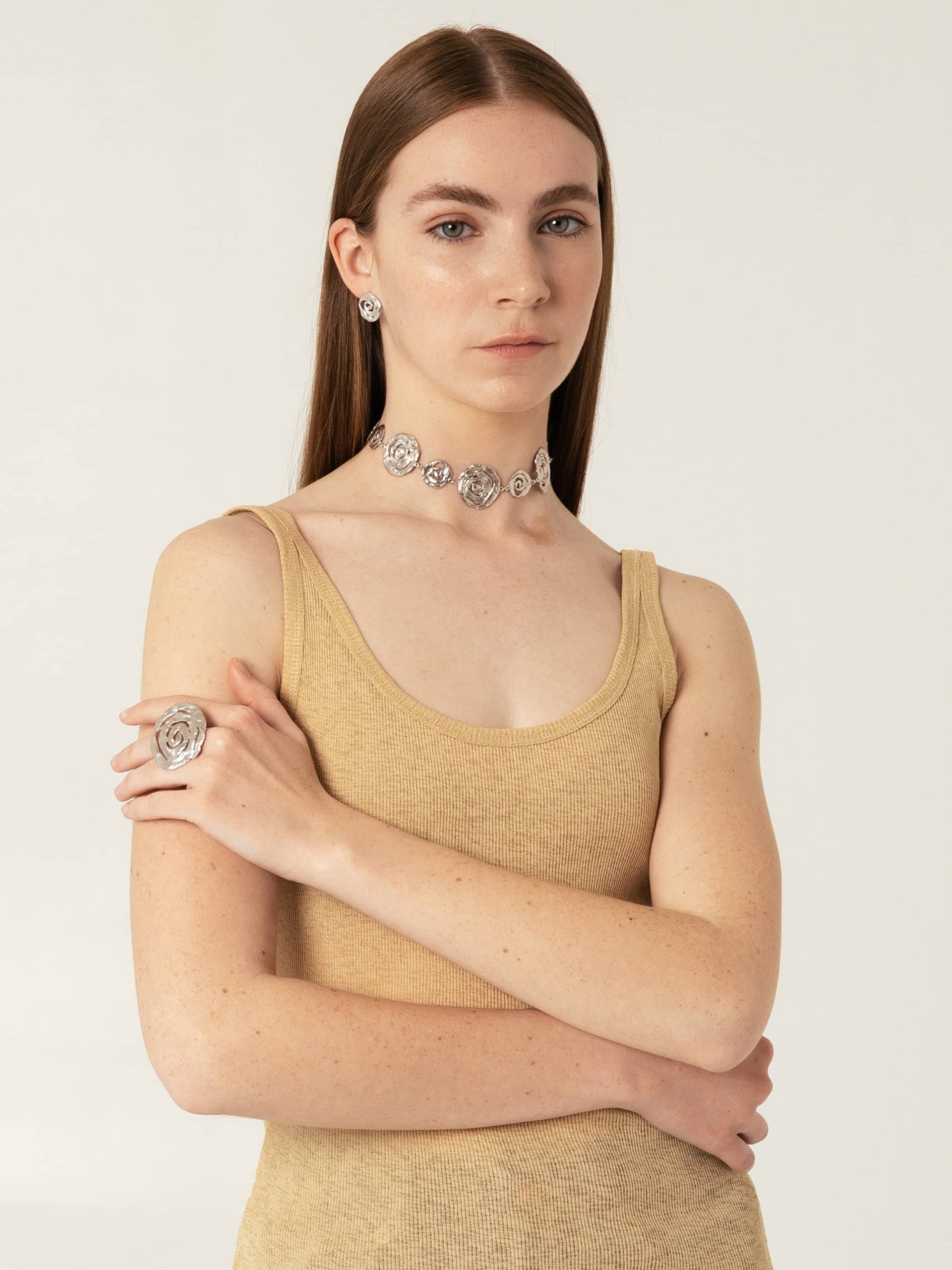 Origin Choker Silver made by Eva Remenyi