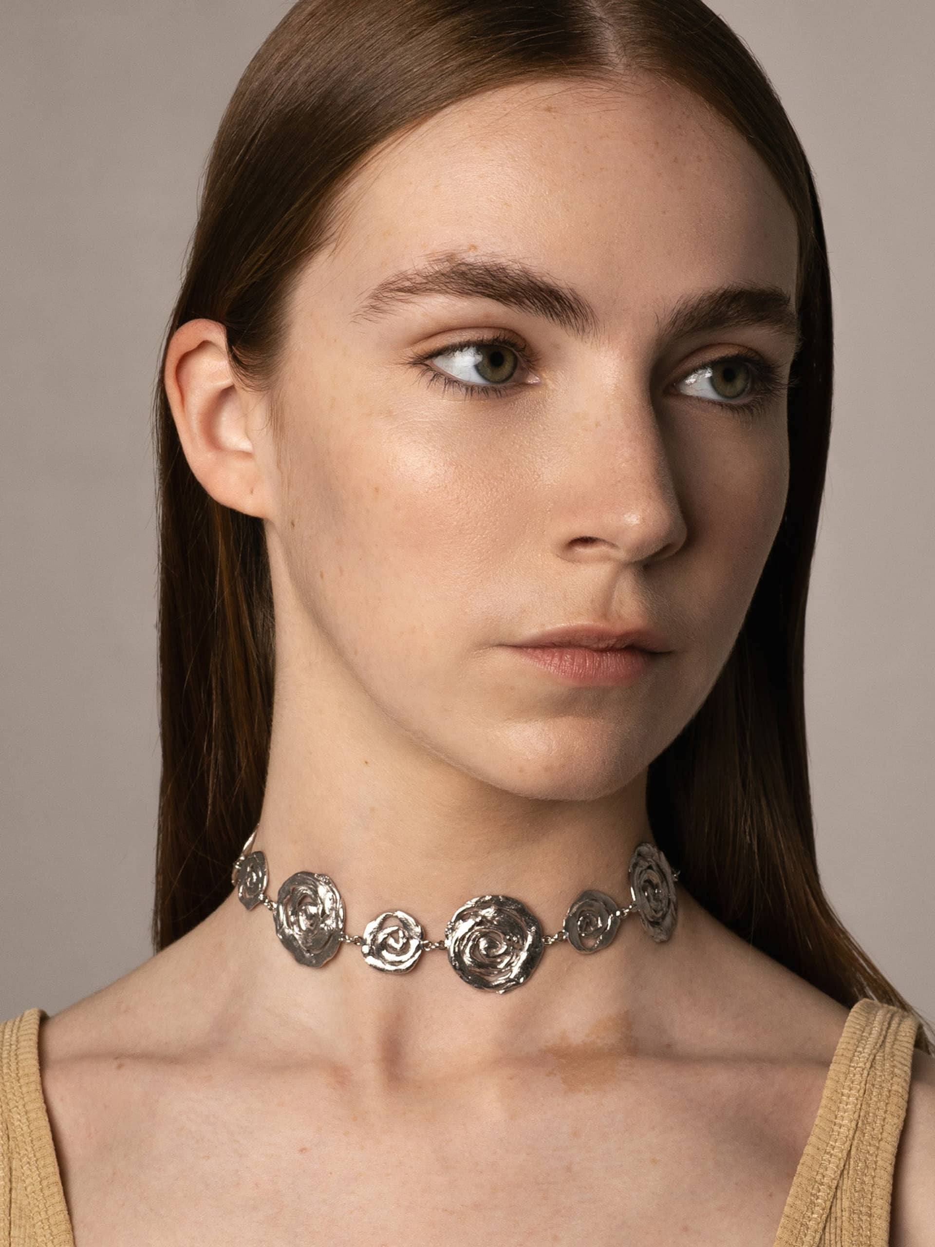 Origin Choker Silver made by Eva Remenyi