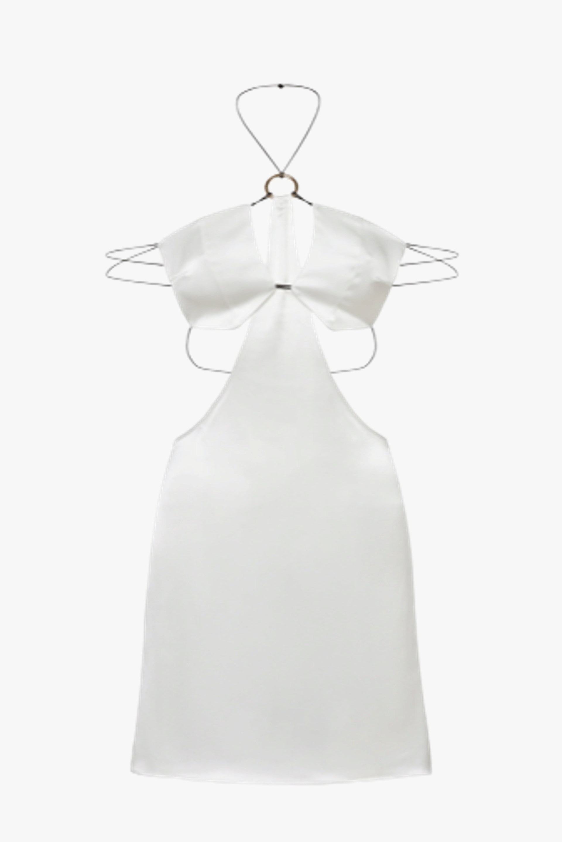Emma mini dress in White made by DIVALO