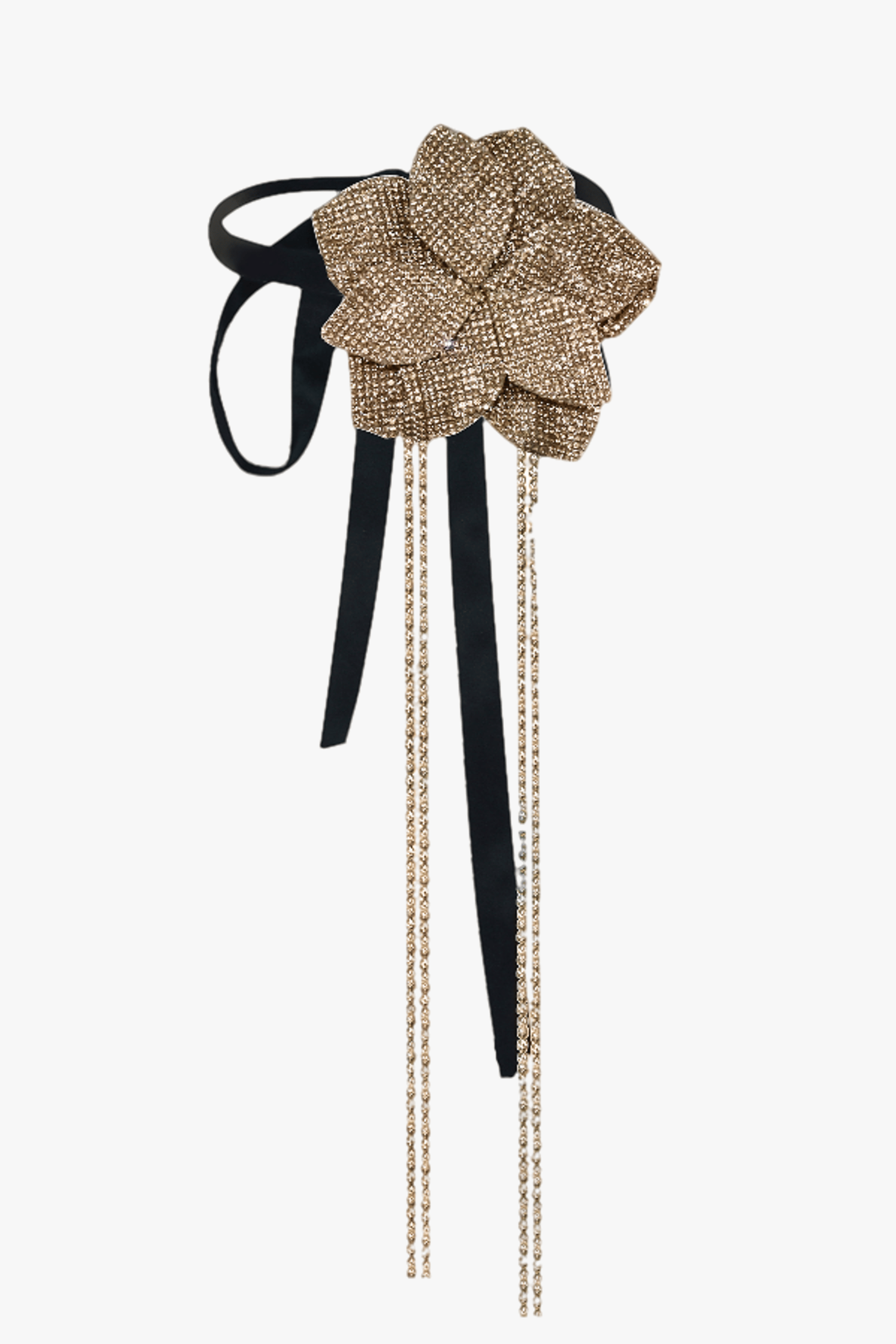 CRYSTAL FLOWER CHOKER made by NUÉ