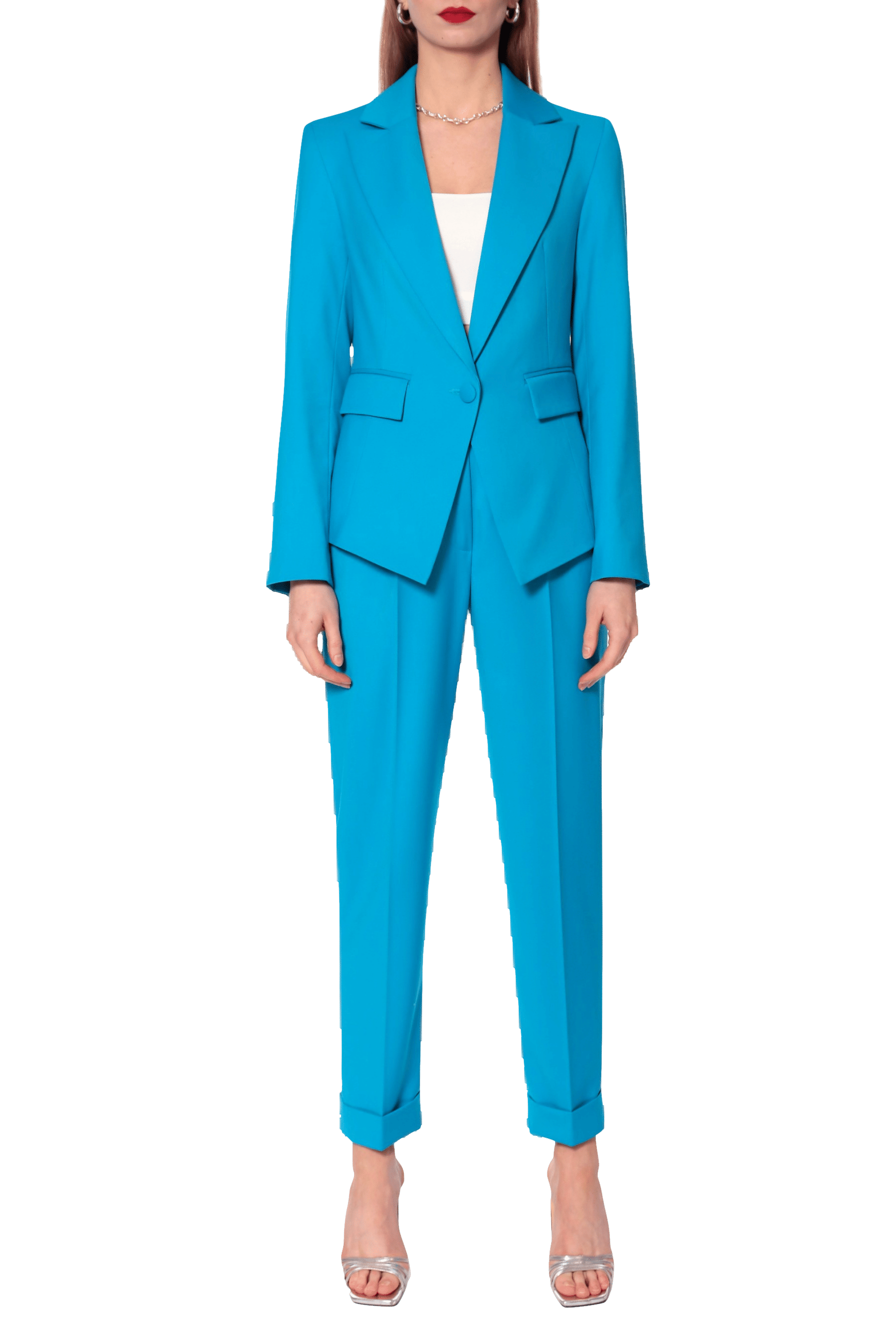 Blazer Angela Blue Jewel in Blue made by HALEWSKI