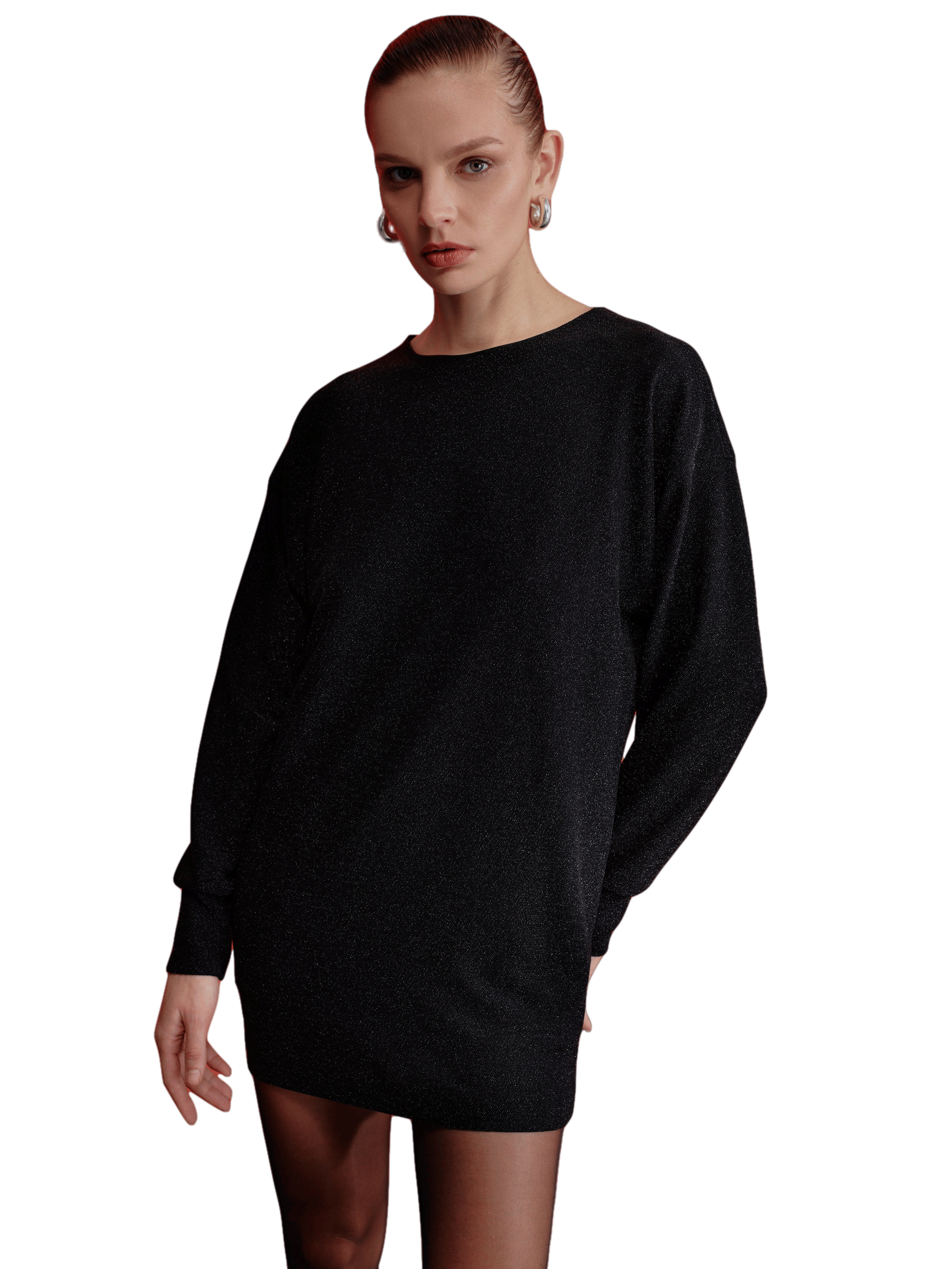 Pia Mini Dress in Black made by Nazli Ceren