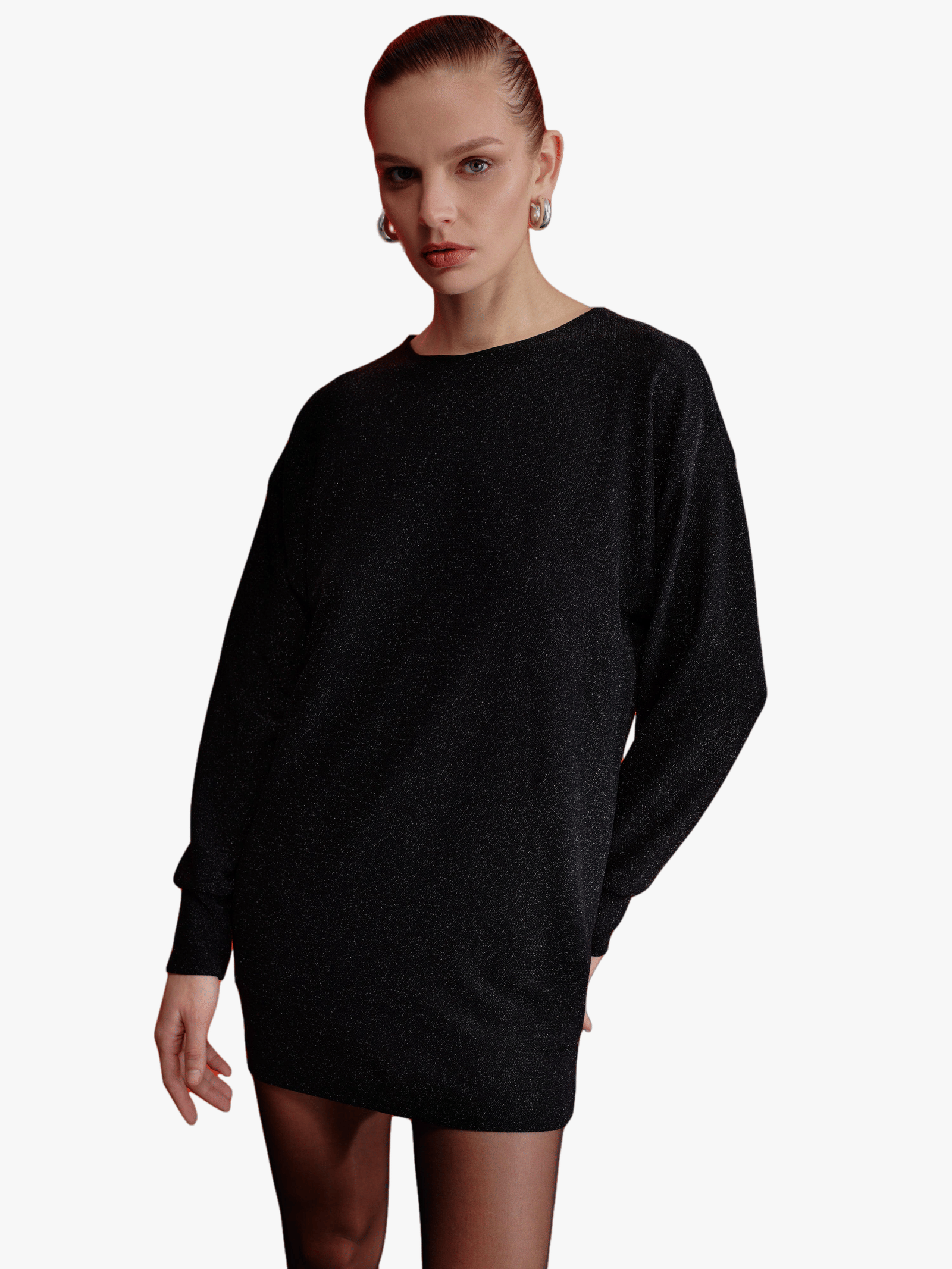 Pia Mini Dress in Black made by Nazli Ceren