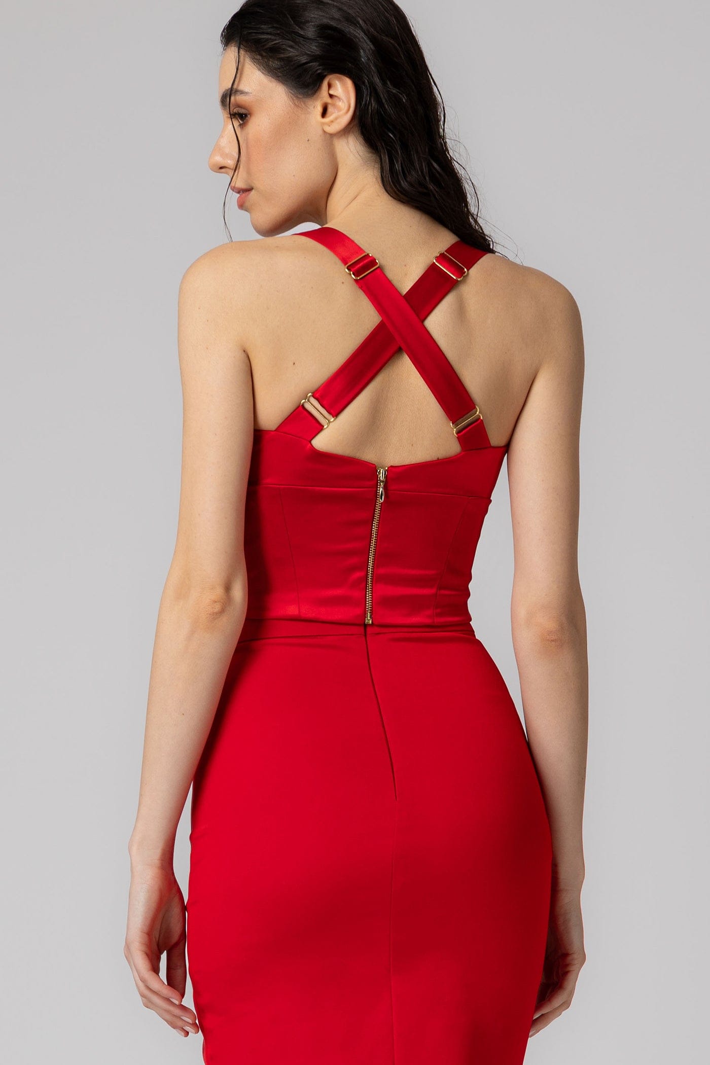 Haze Bra Top Red made by MURMUR