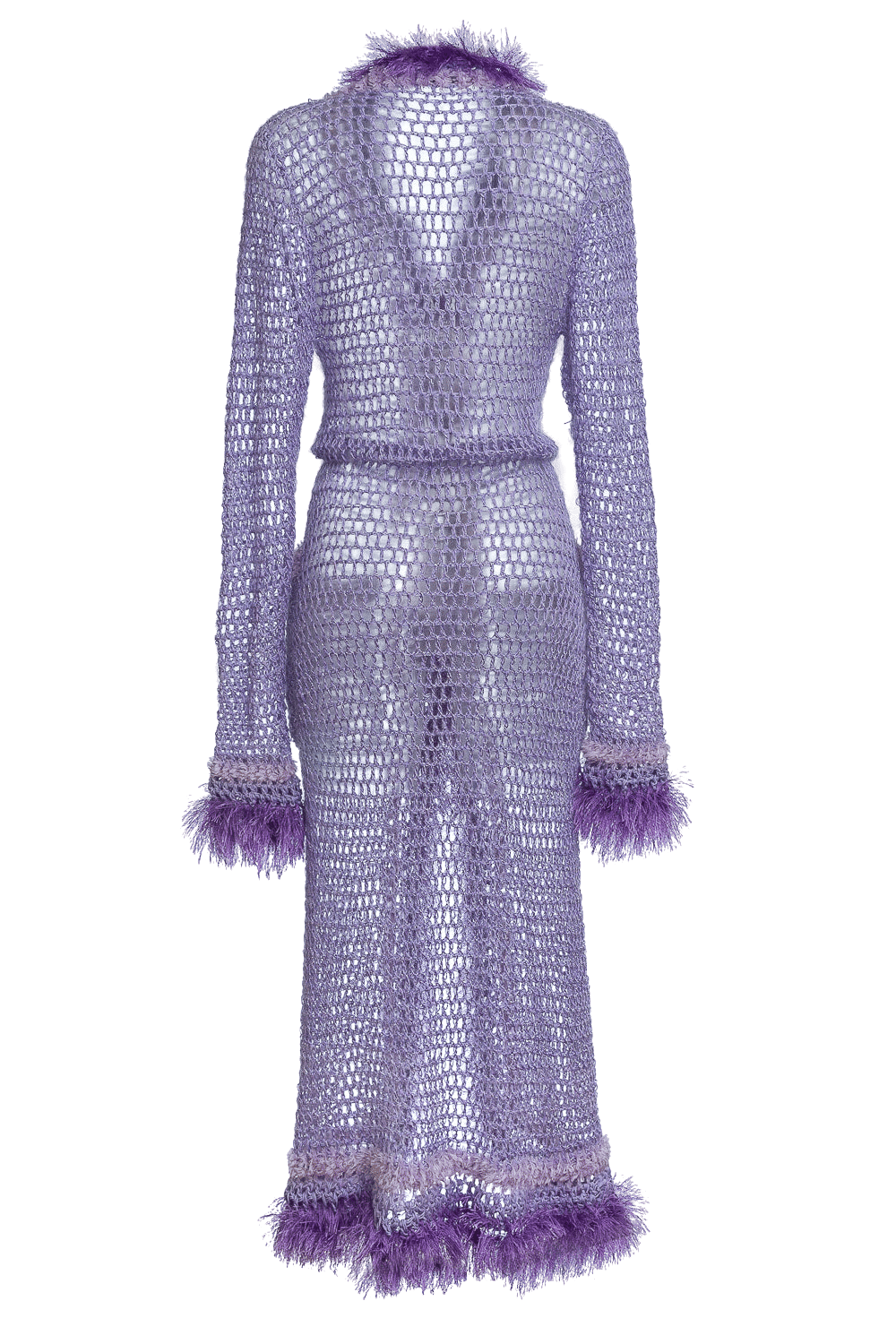 Camila Handmade Knit Cardigan-Dress made by ANDREEVA