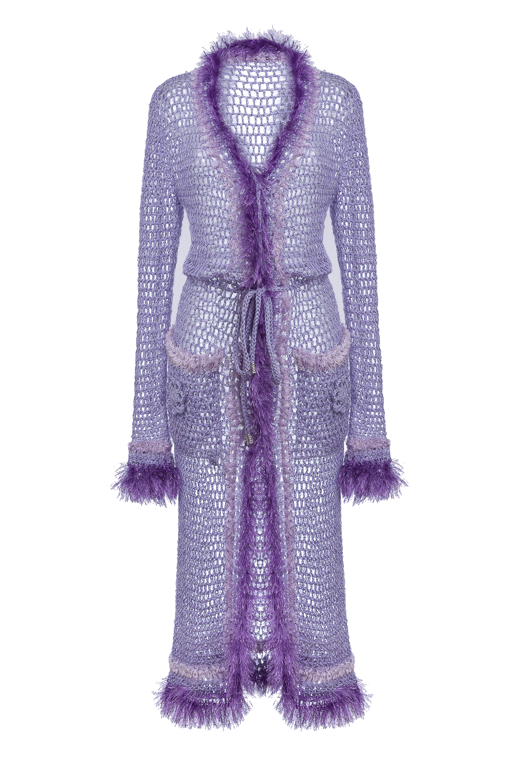 Camila Handmade Knit Cardigan-Dress made by ANDREEVA